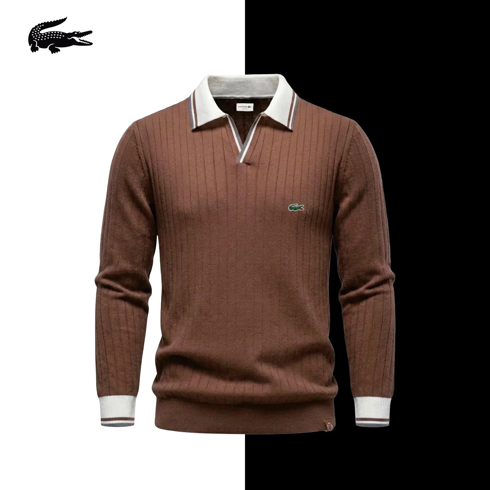 Lacoste Knitted Polo Sweater