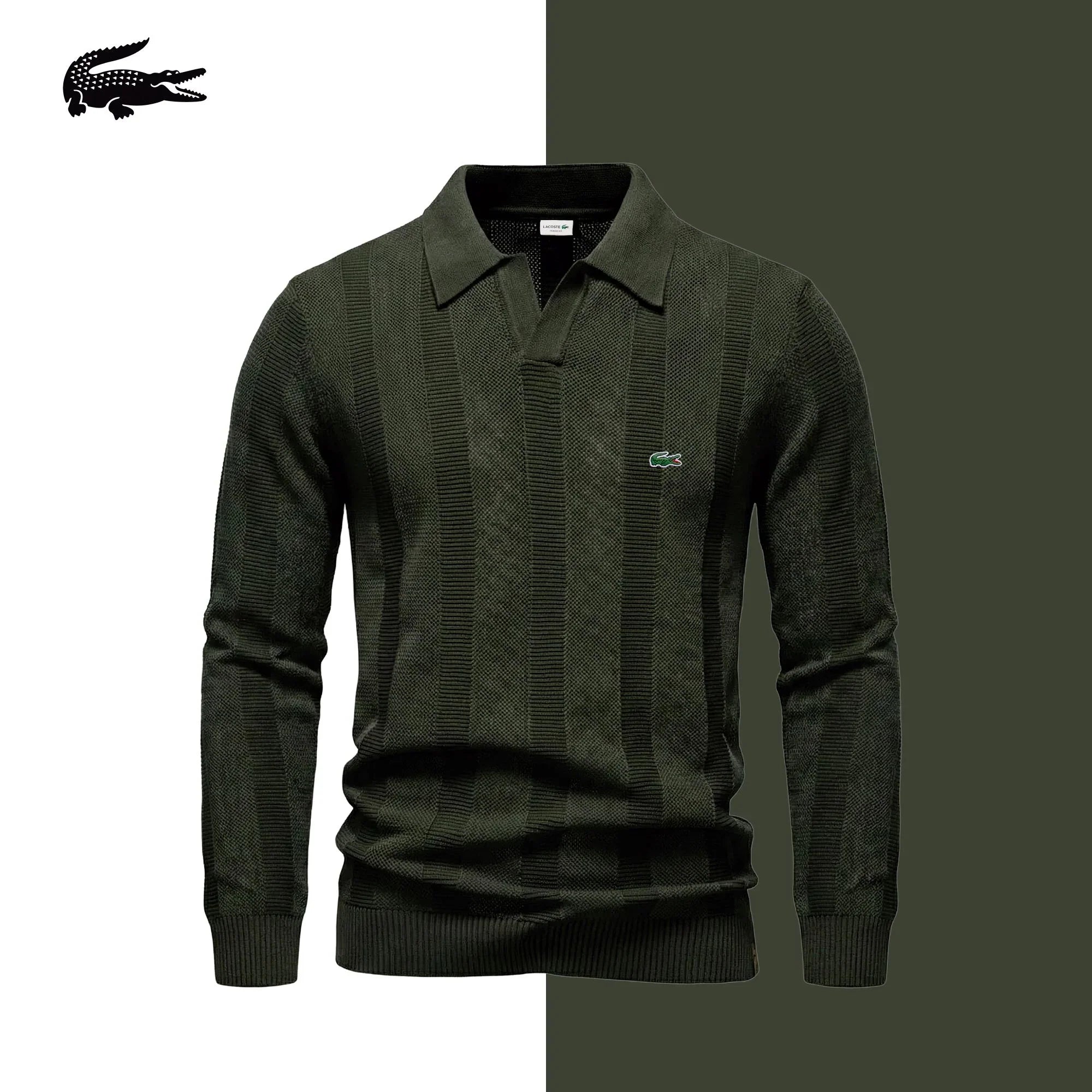 Lacoste Brighton Marine Knit Sweater