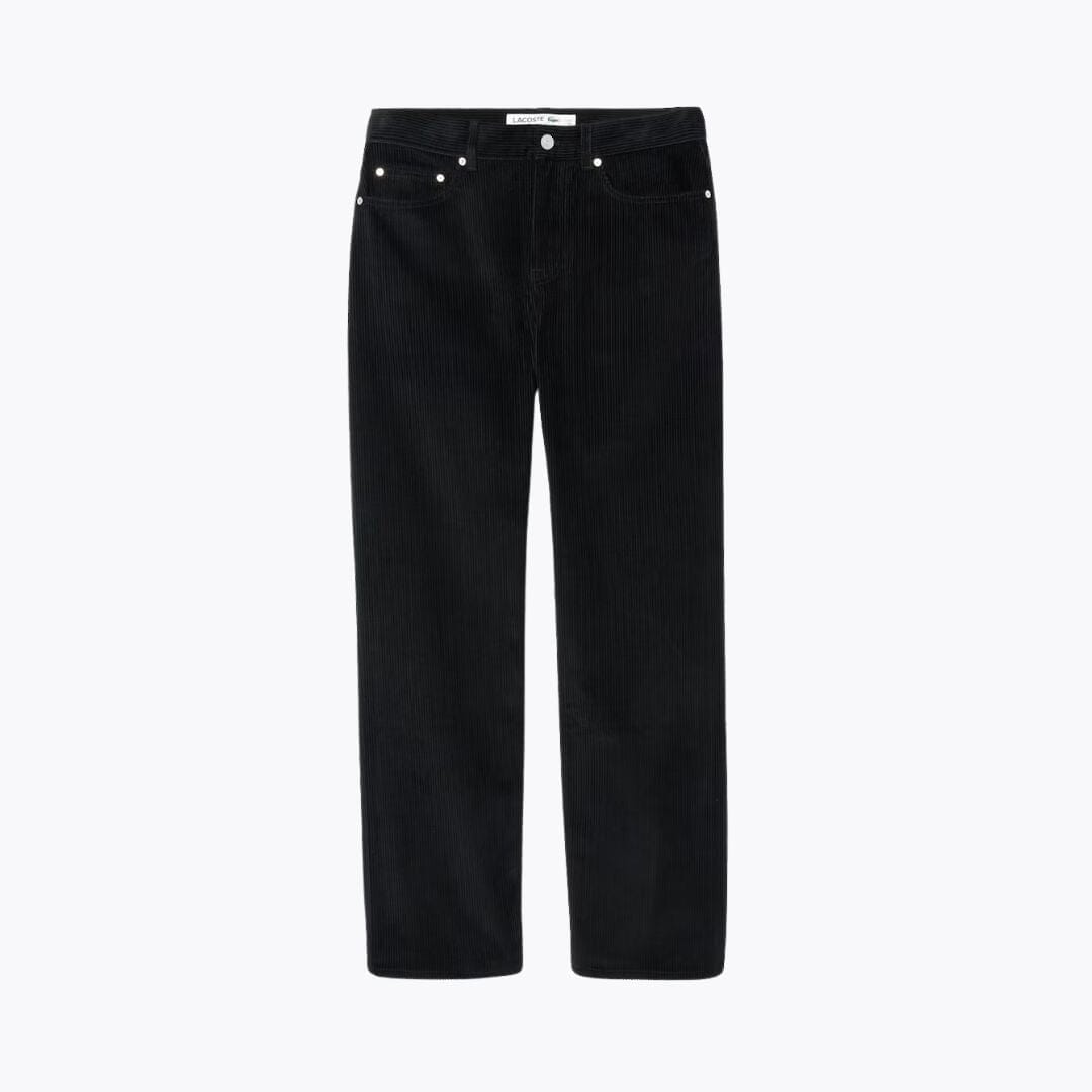 Lacoste 5 Pocket Straight Fit Velour Pants