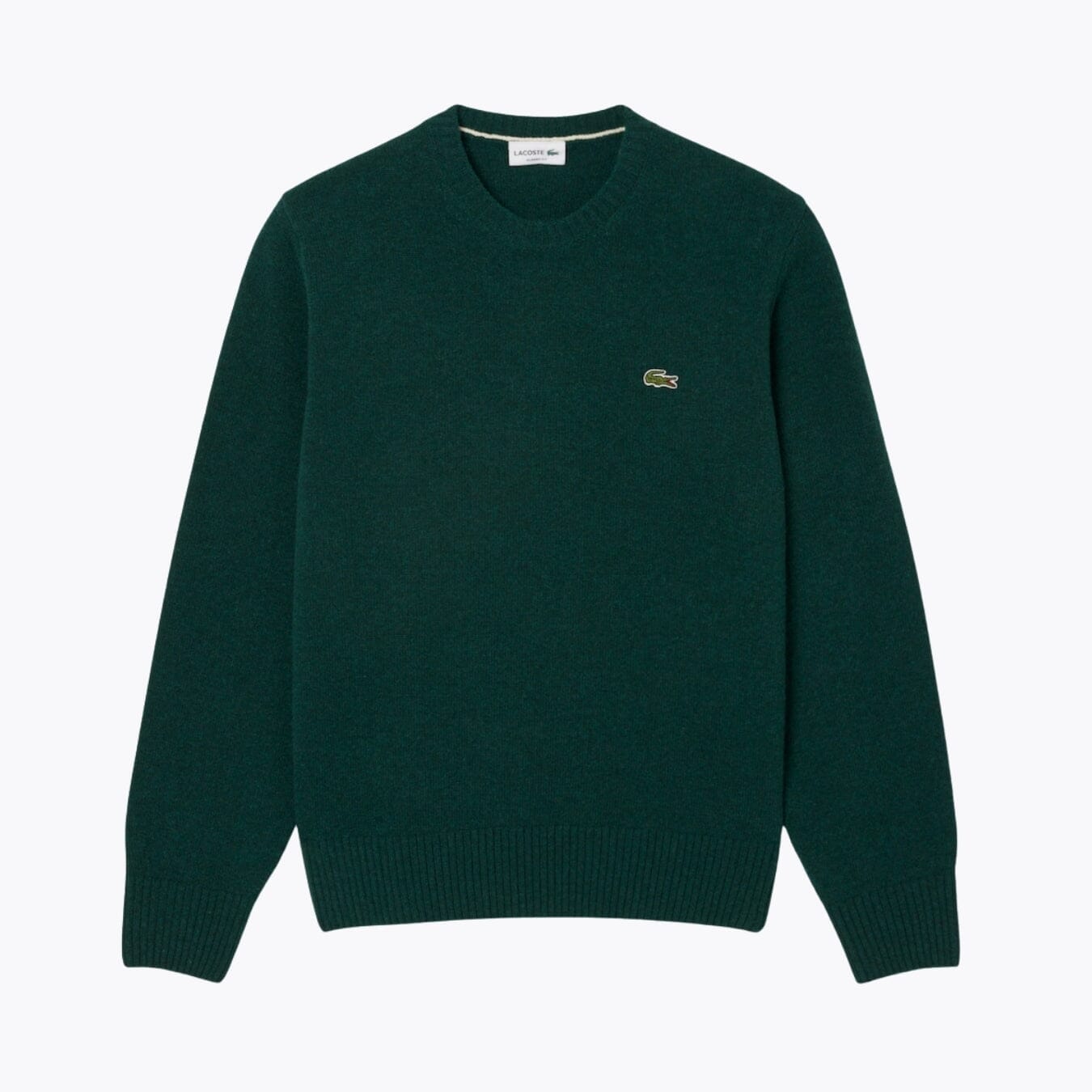 Lacoste Carded Wool Crew Neck Sweater