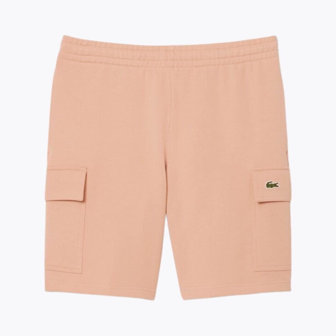 Lacoste Cotton Fleece Cargo Shorts