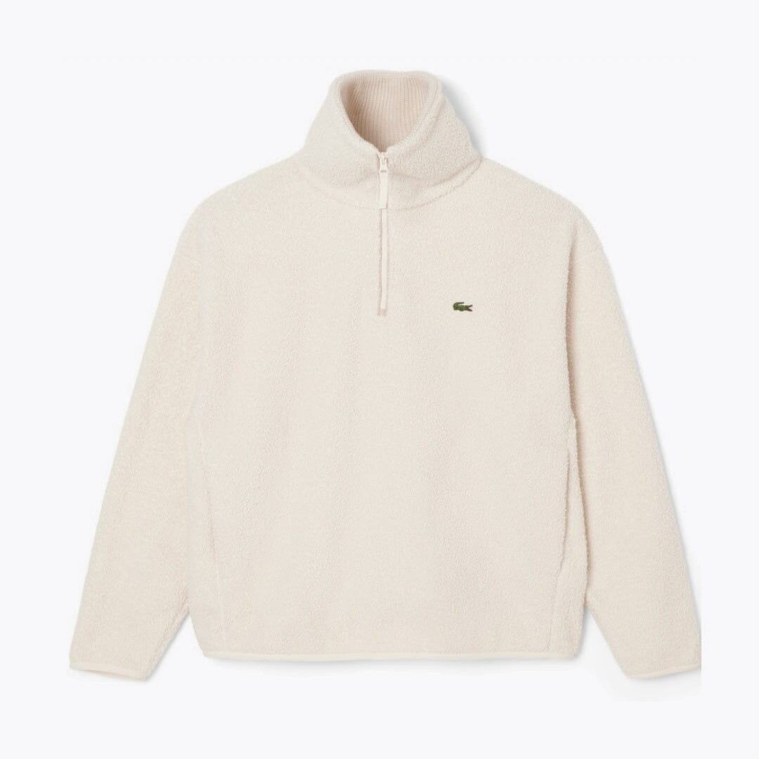 Lacoste High Zipped Neck Polar Fleece Sweatshirt