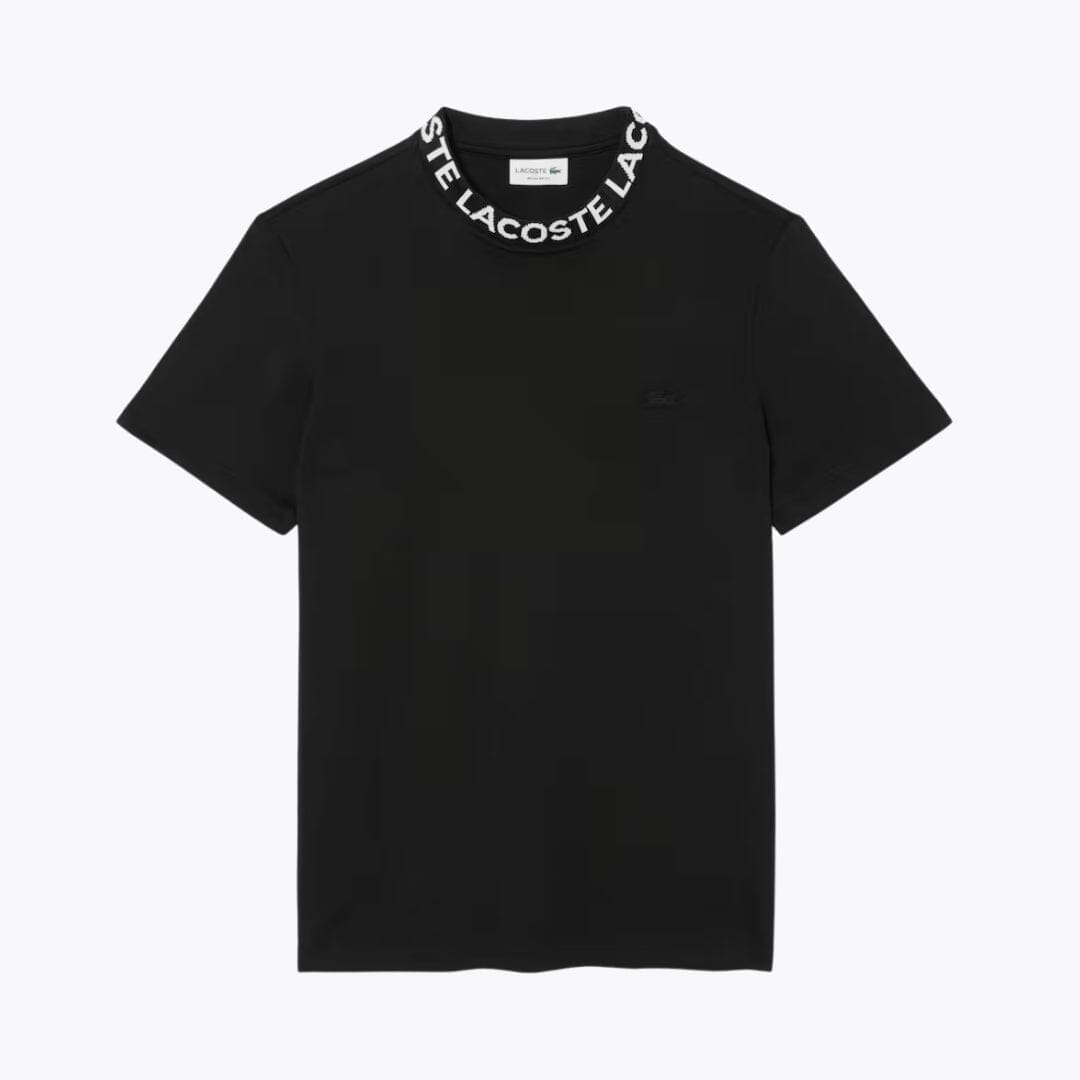Lacoste Jacquard Branded Piqué T-shirt