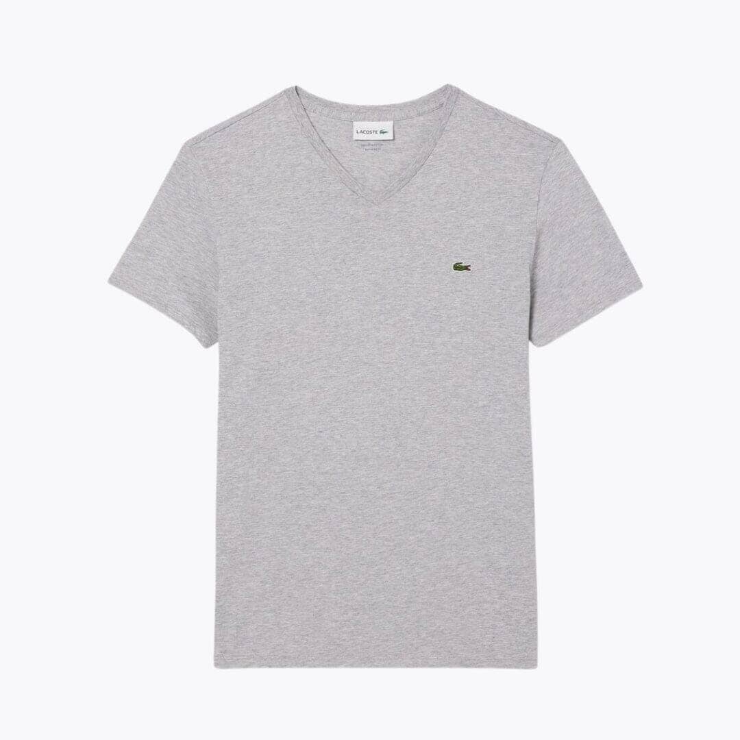 Lacoste Lightweight Cotton Pima V Neck T-shirt