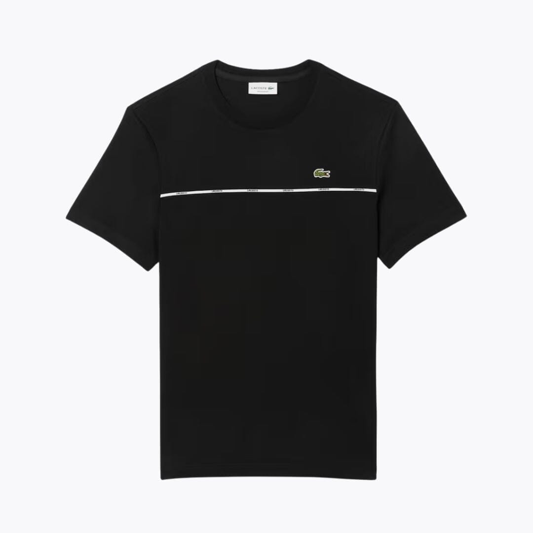 Lacoste Trim Cotton Jersey T-shirt