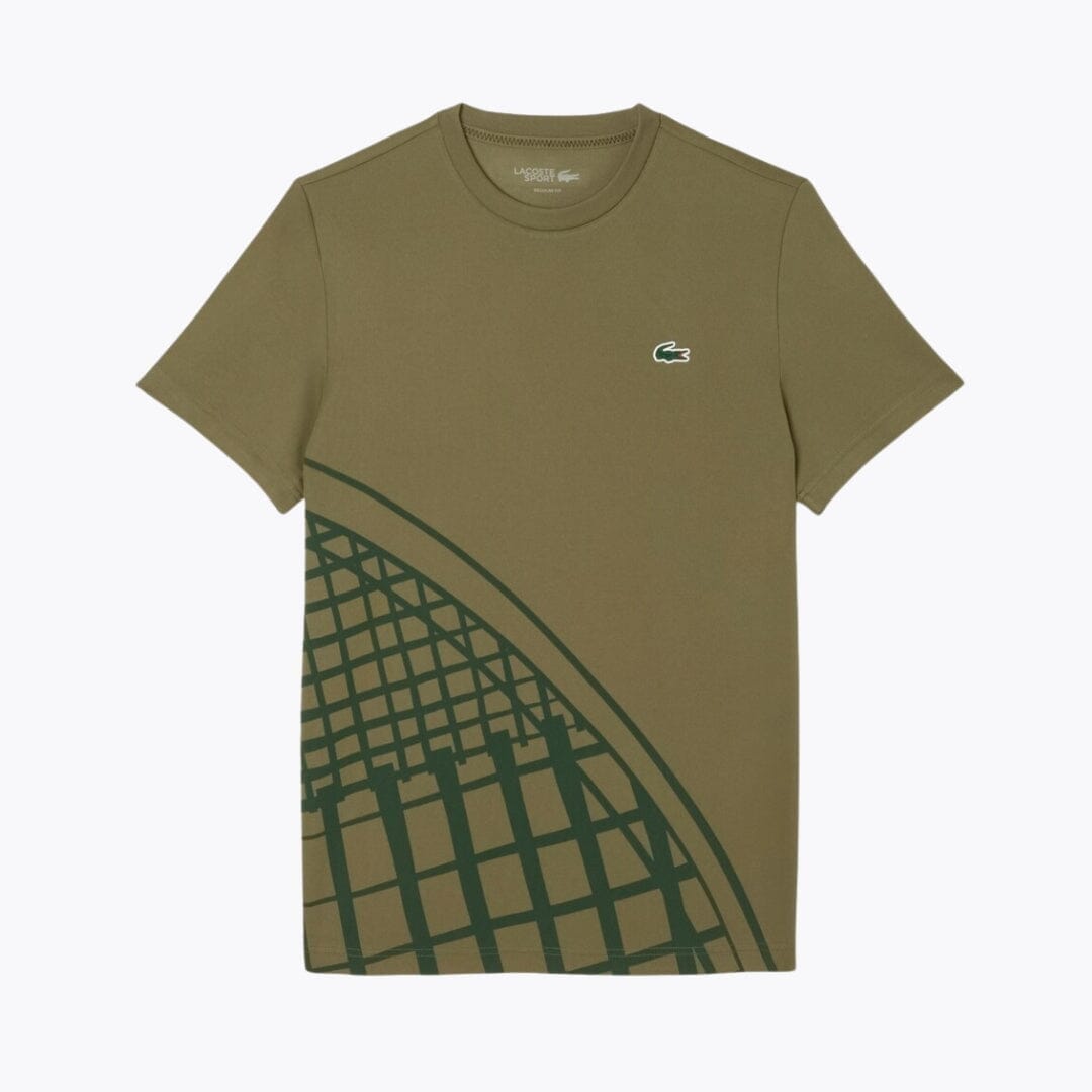 Lacoste Ultra Dry Printed Tennis T-shirt