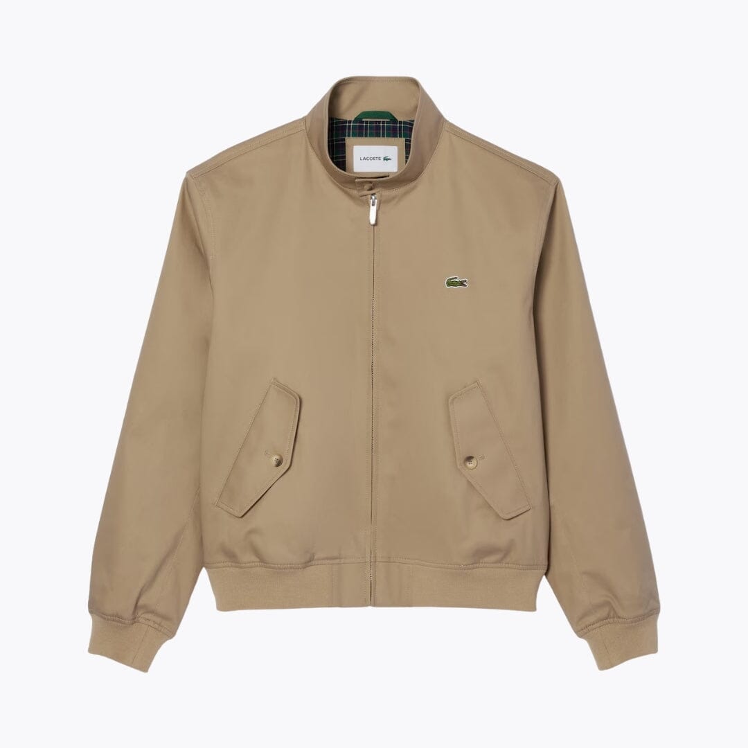 Lacoste Water-Repellent Twill Harrington Jacket