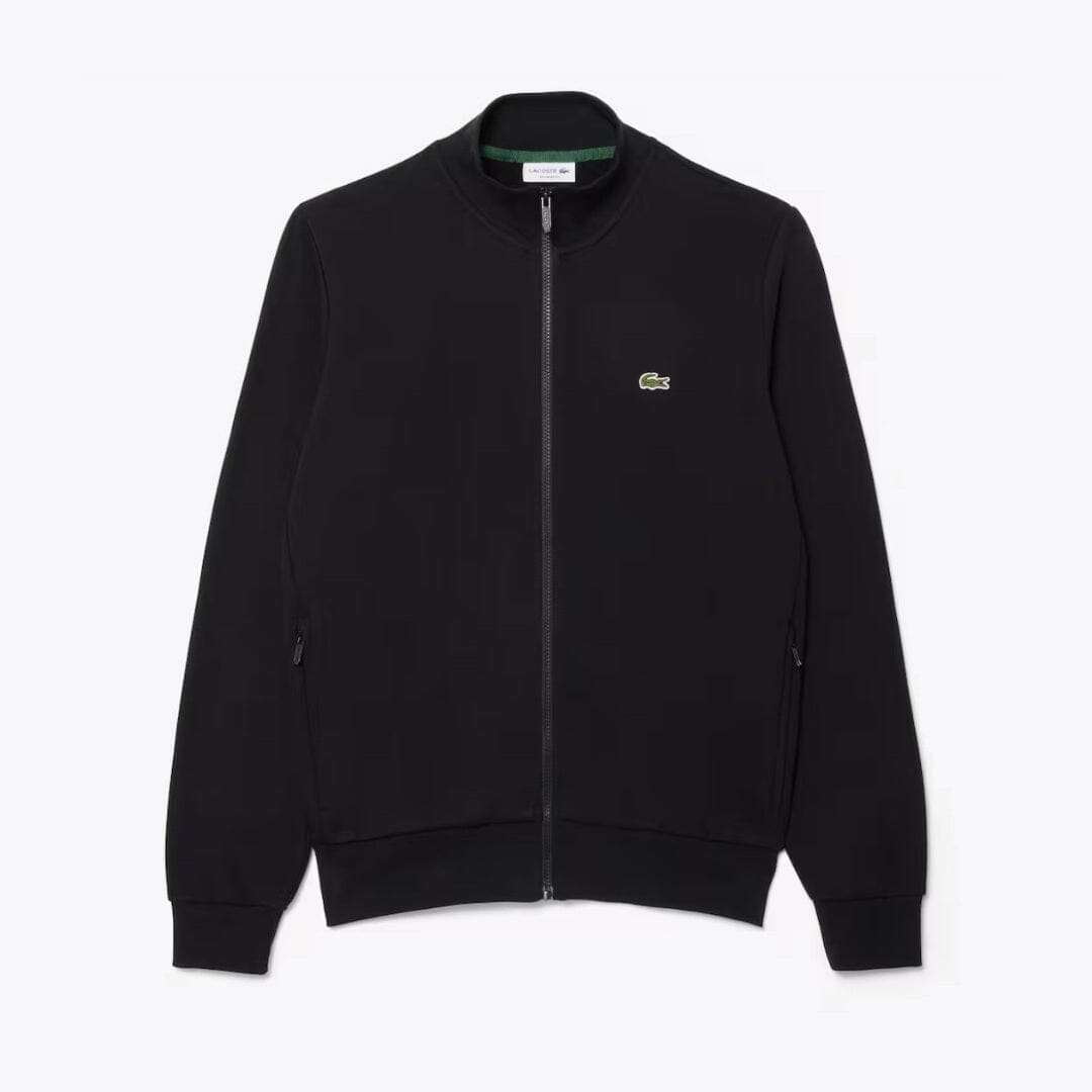 Lacoste Zip-Up High Neck Fleece Sweatshirt