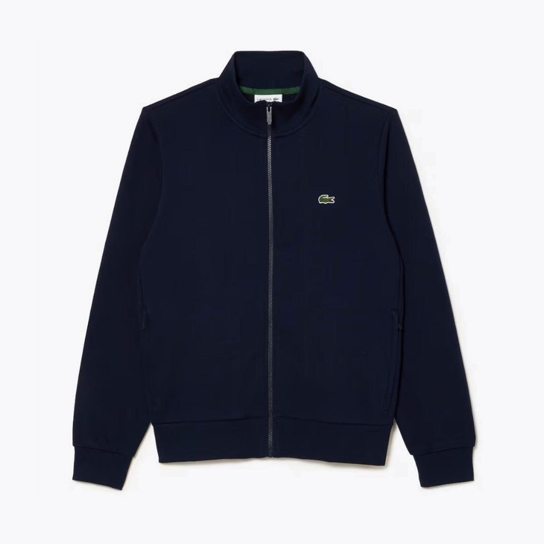 Lacoste Zip-Up High Neck Fleece Sweatshirt