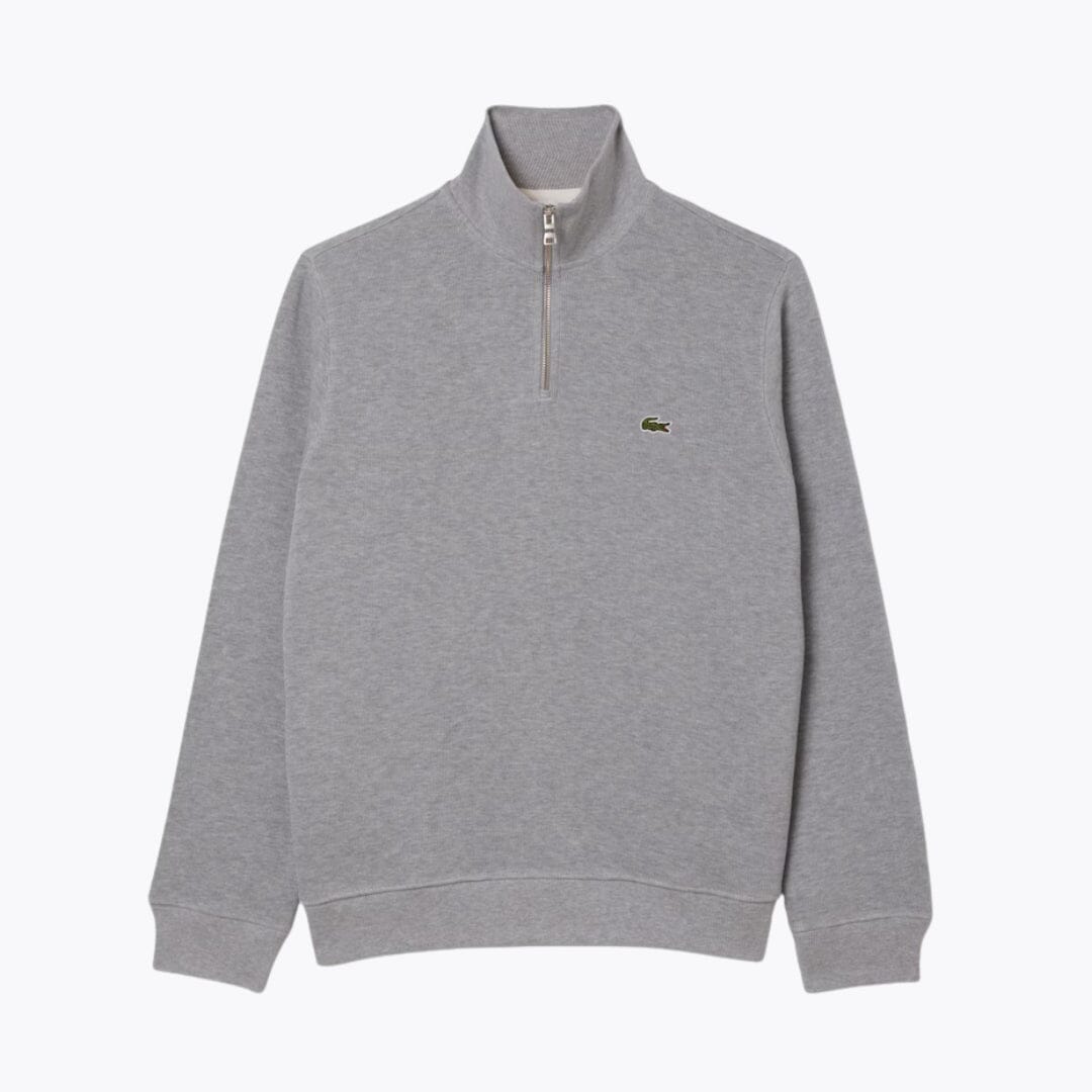 Lacoste Zip-Up High Neck Sweatshirt