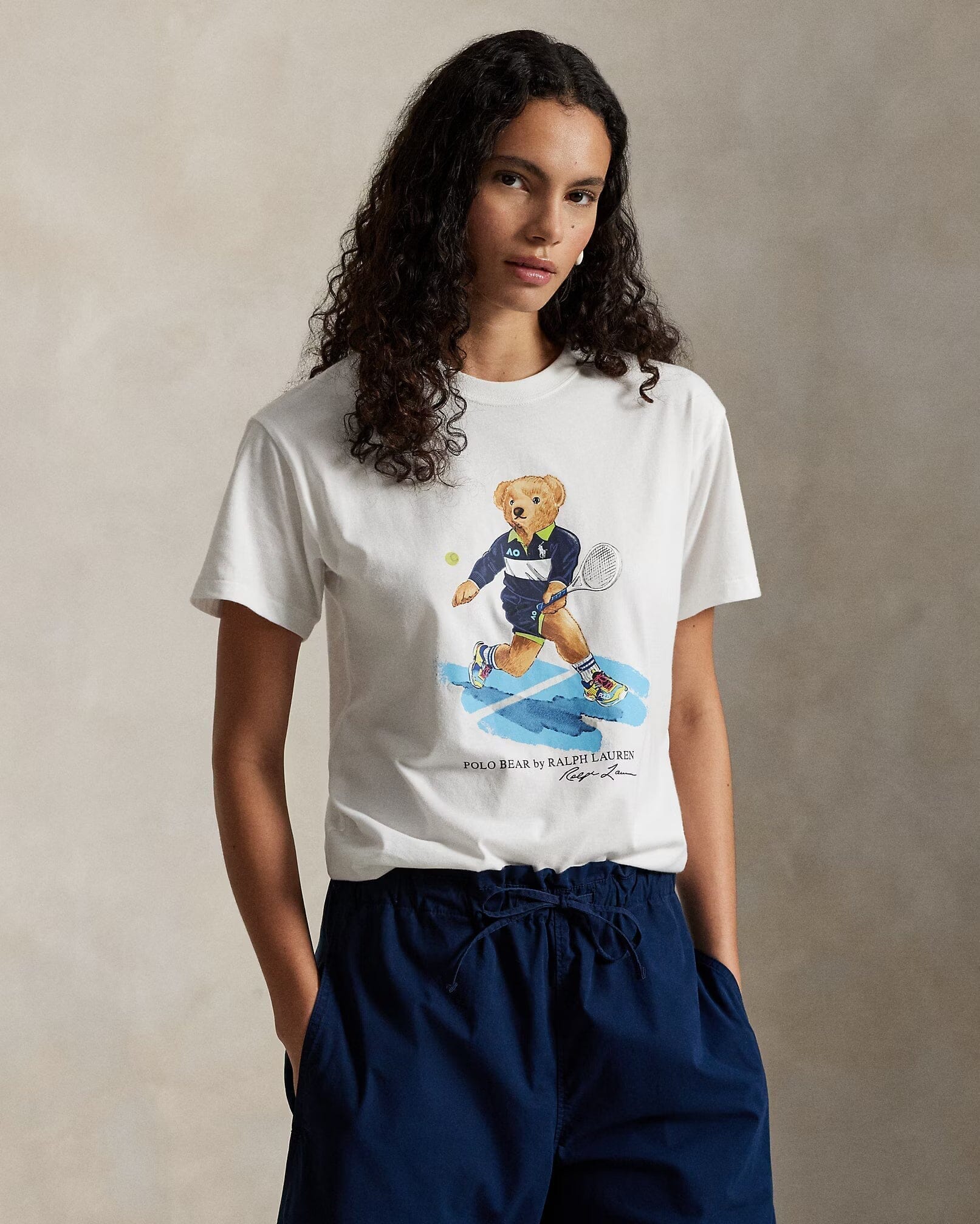 Ralph Lauren Australian Open Polo Bear Jersey Tee