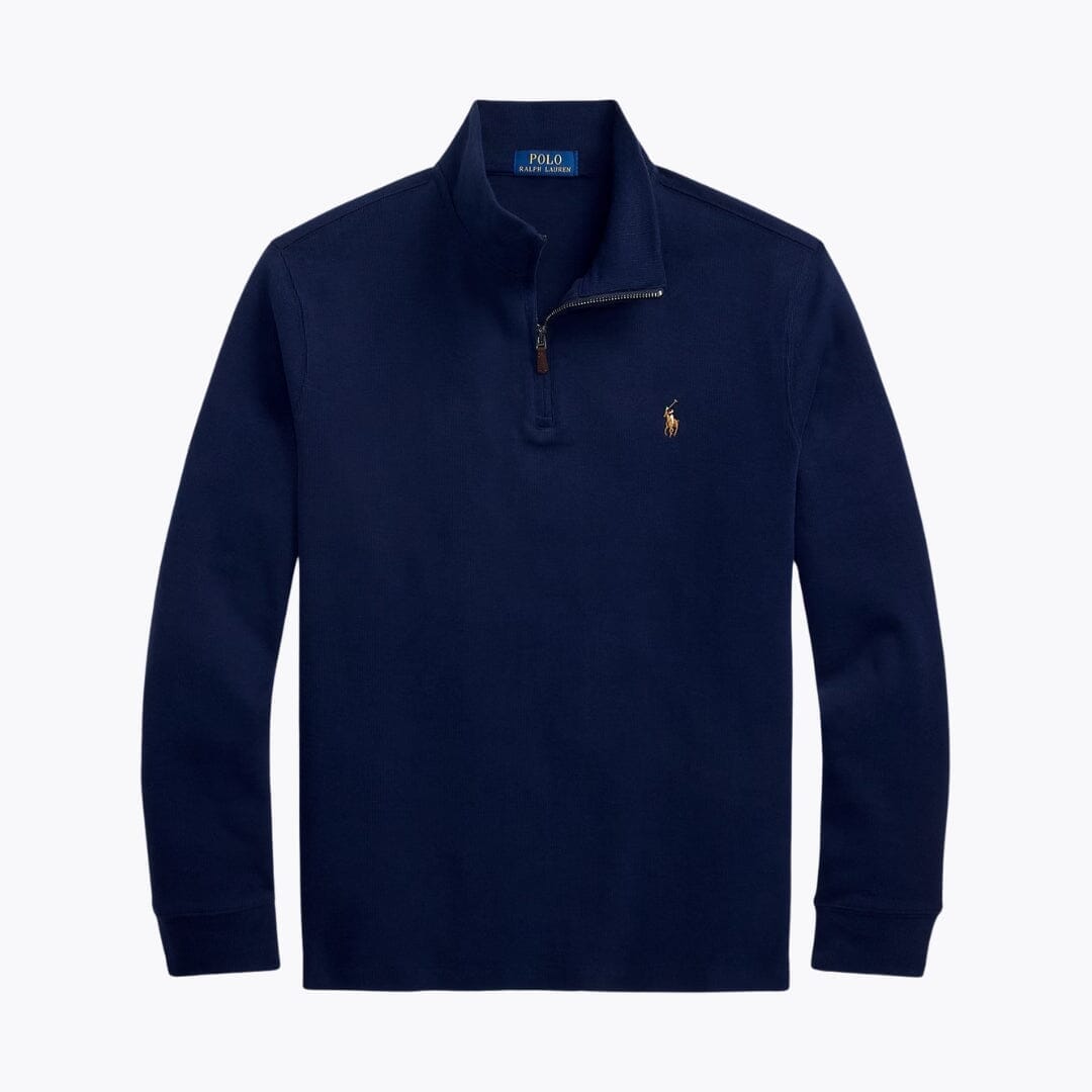 Ralph Lauren Estate-Rib Quarter-Zip Pullover