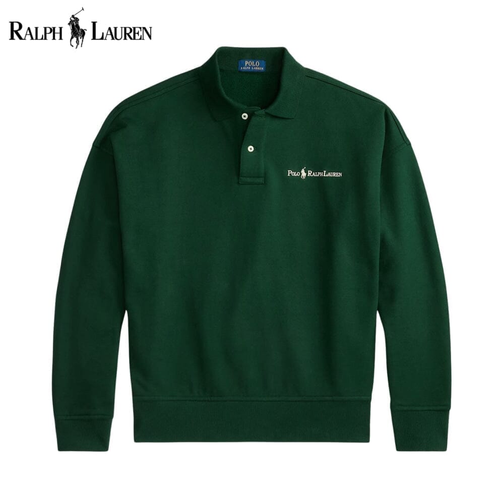 Ralph Lauren Logo Collared Sweatshirt