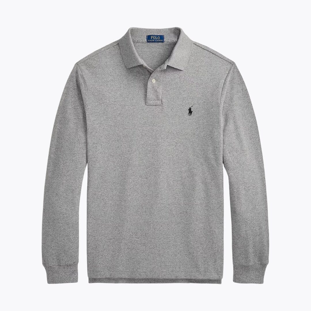 Ralph Lauren Mesh Long-Sleeve Polo Shirt