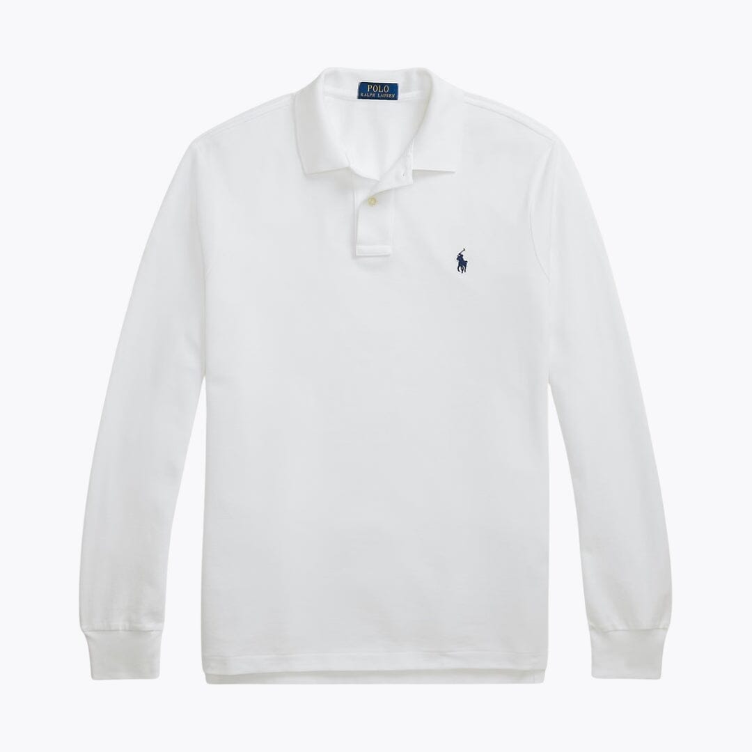 Ralph Lauren Mesh Long-Sleeve Polo Shirt
