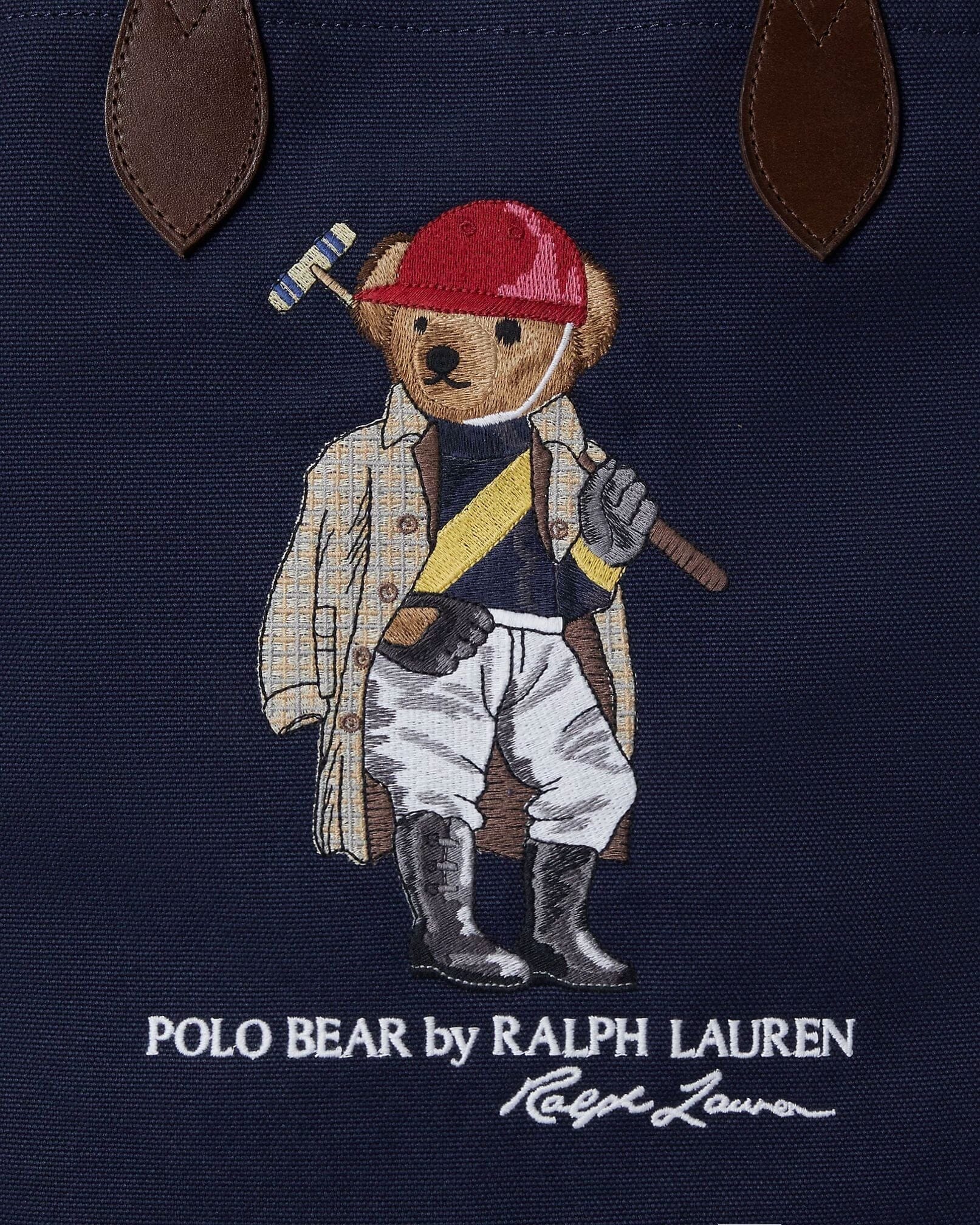 Ralph Lauren Polo Bear Canvas Shopper Tote