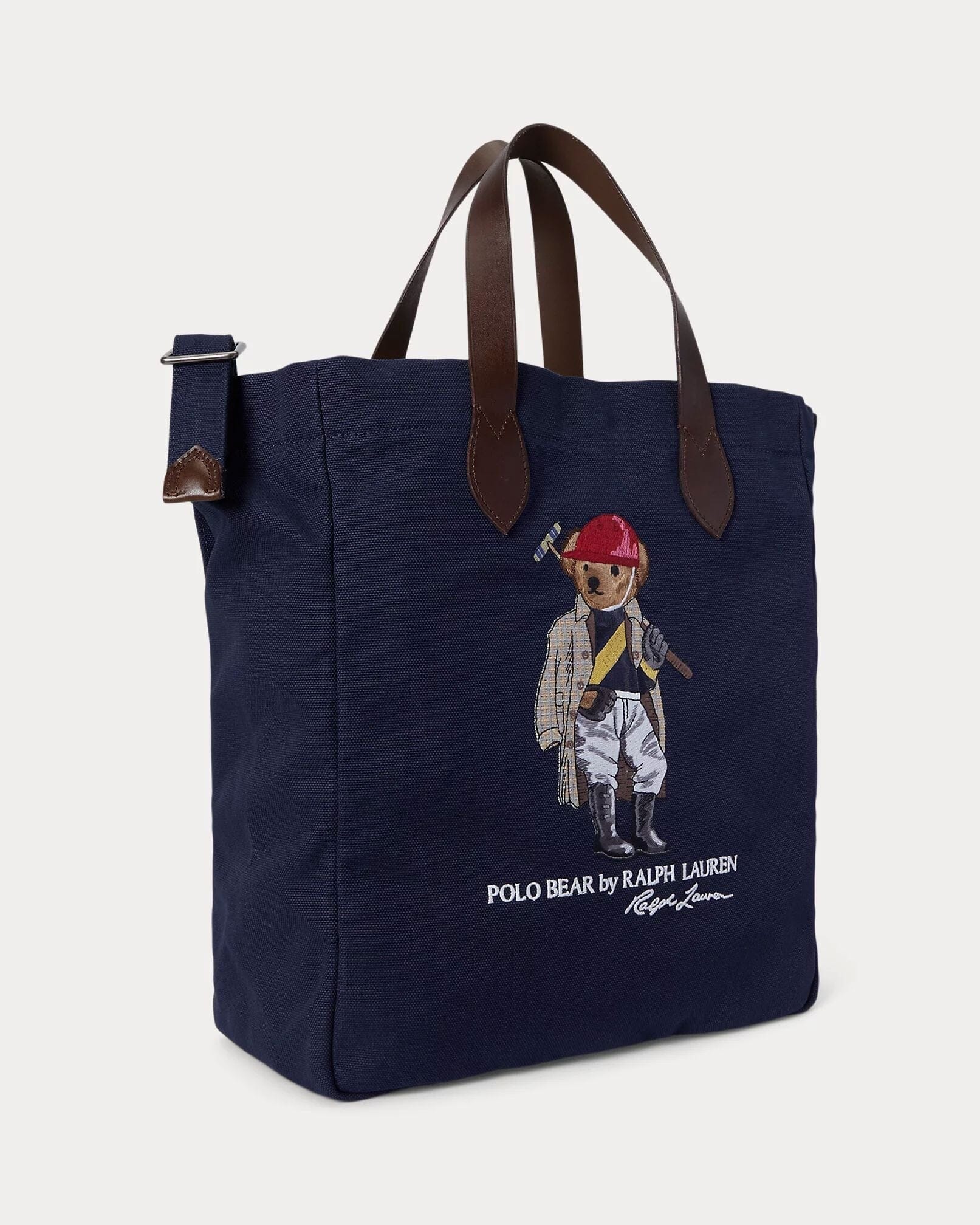 Ralph Lauren Polo Bear Canvas Shopper Tote