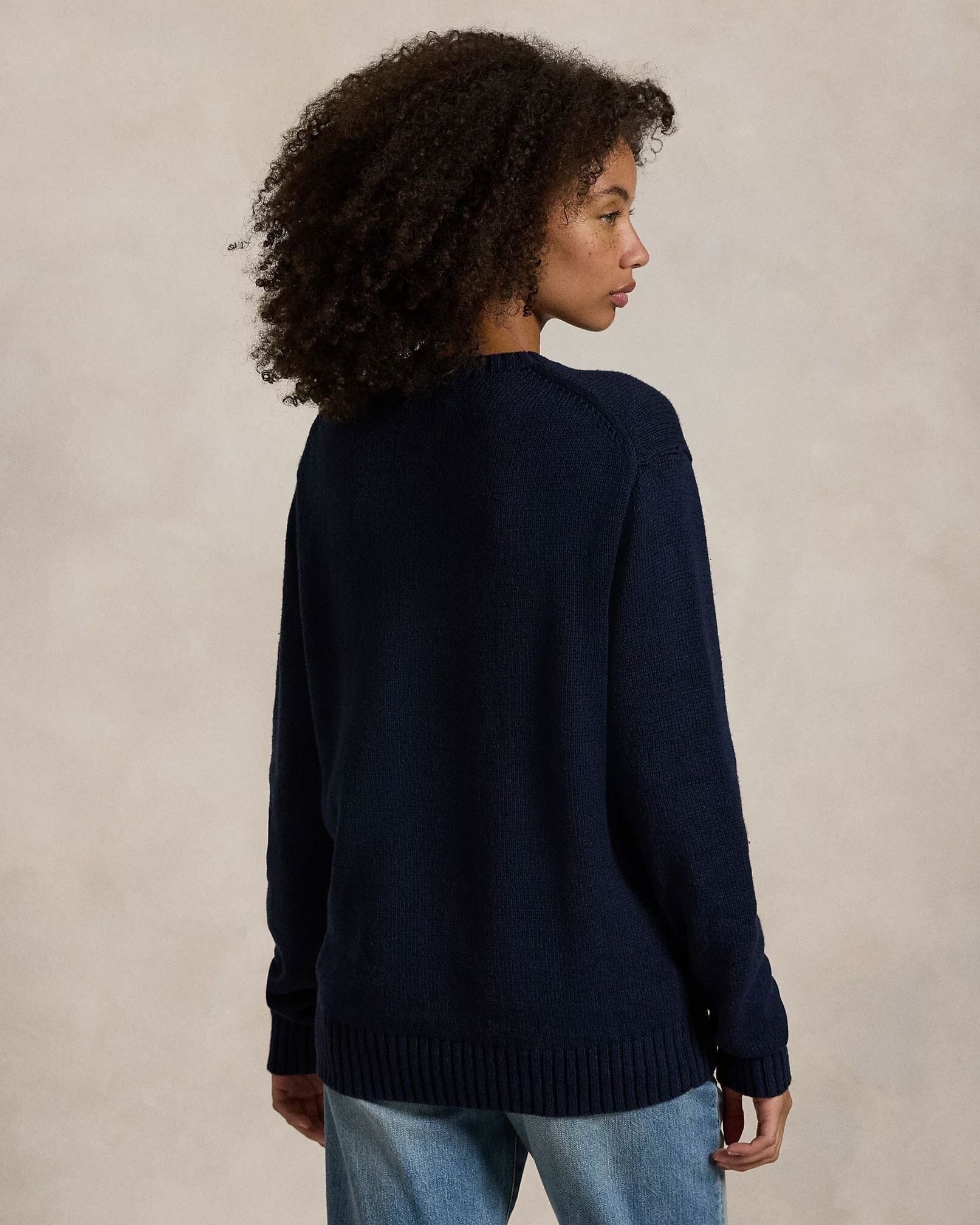 Ralph Lauren Polo Bear Cotton-Linen Sweater