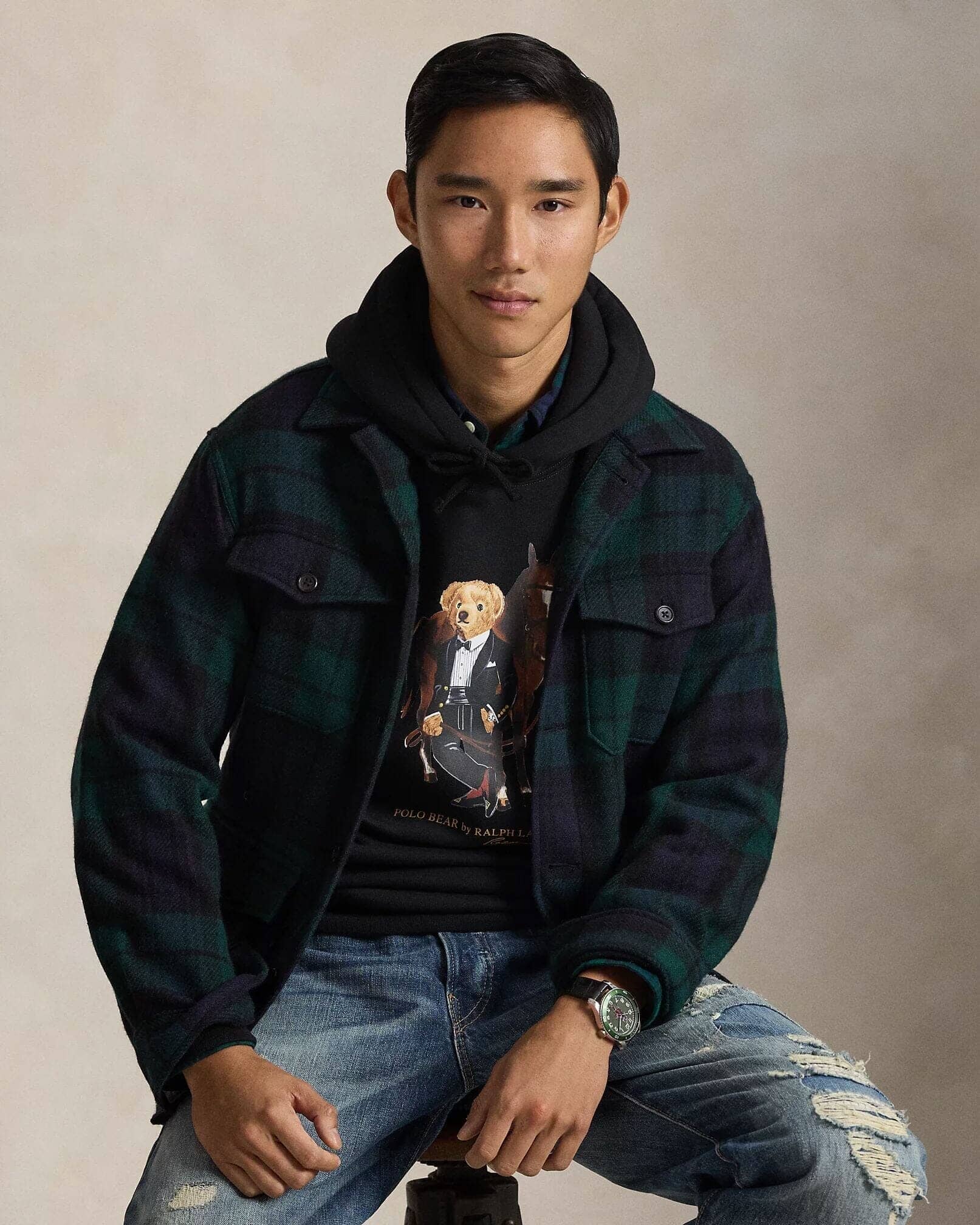 Ralph Lauren Polo Bear Fleece Hoodie