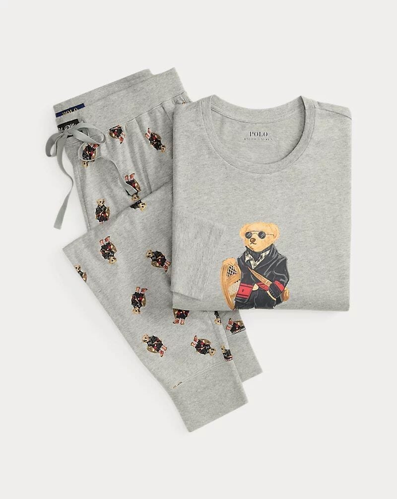 Ralph Lauren Polo Bear Jersey Sleep Set