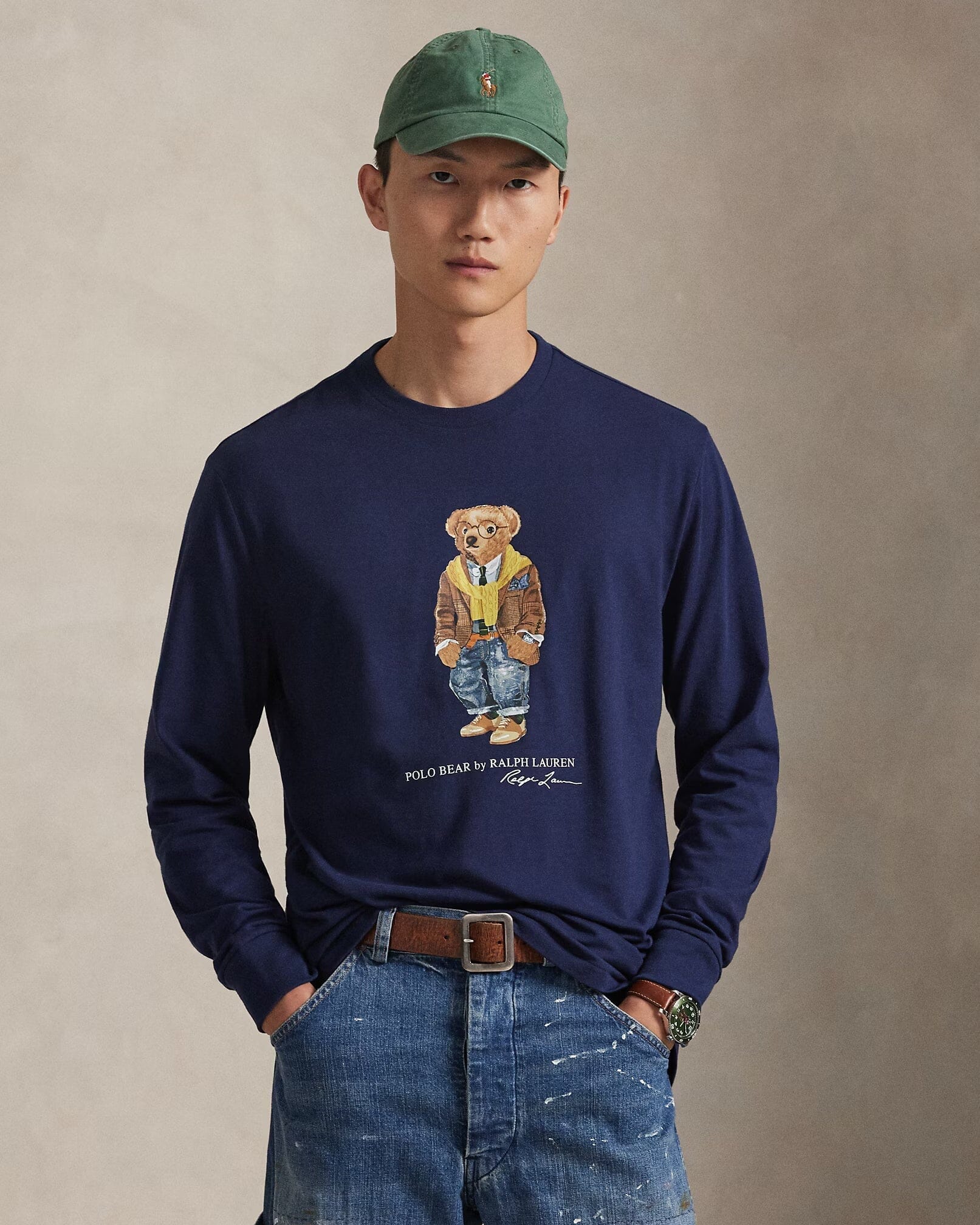 Ralph Lauren Polo Bear Jersey T-Shirt In A Classic Fit