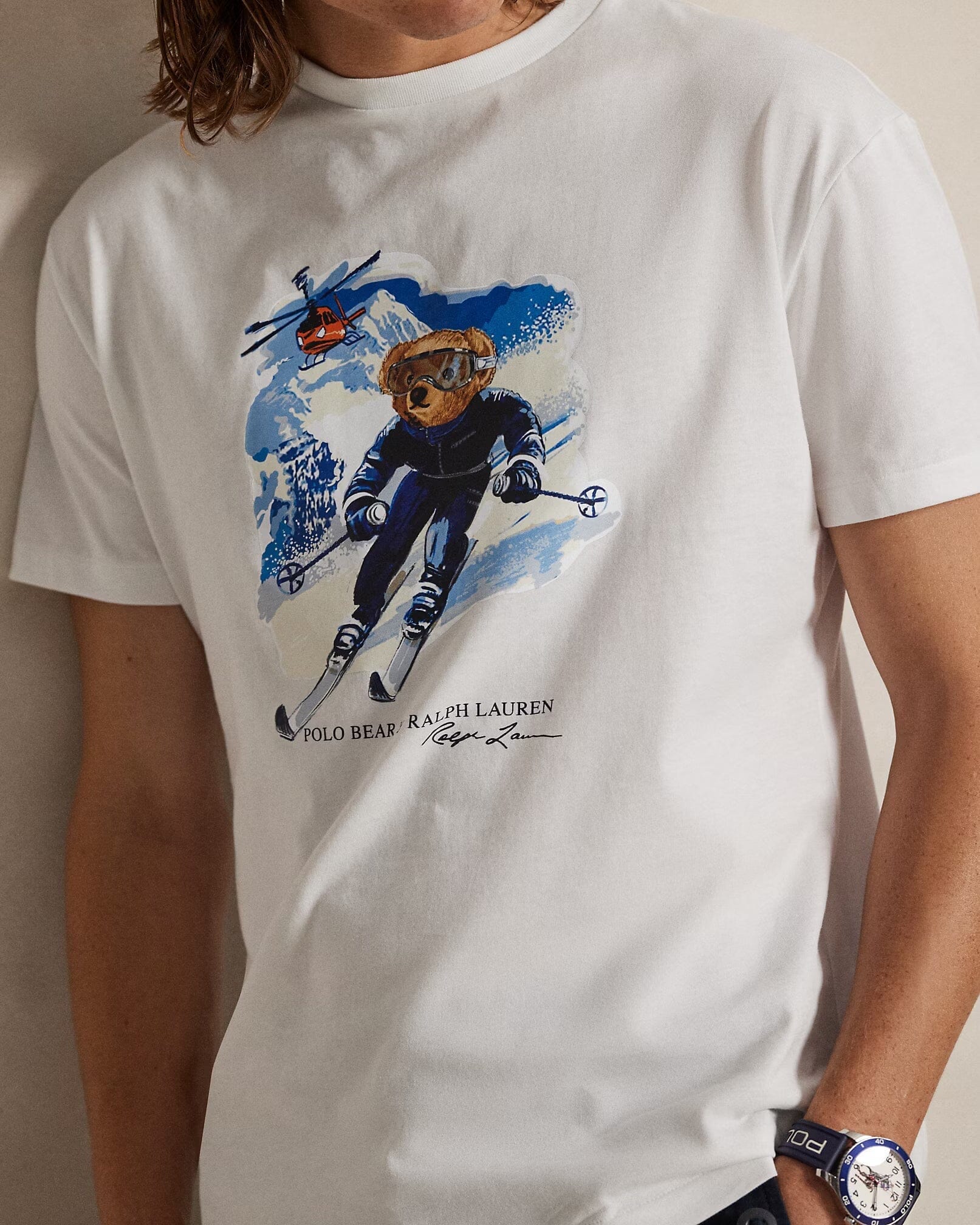 Ralph Lauren Polo Bear Jersey T-Shirt In A Classic Fit