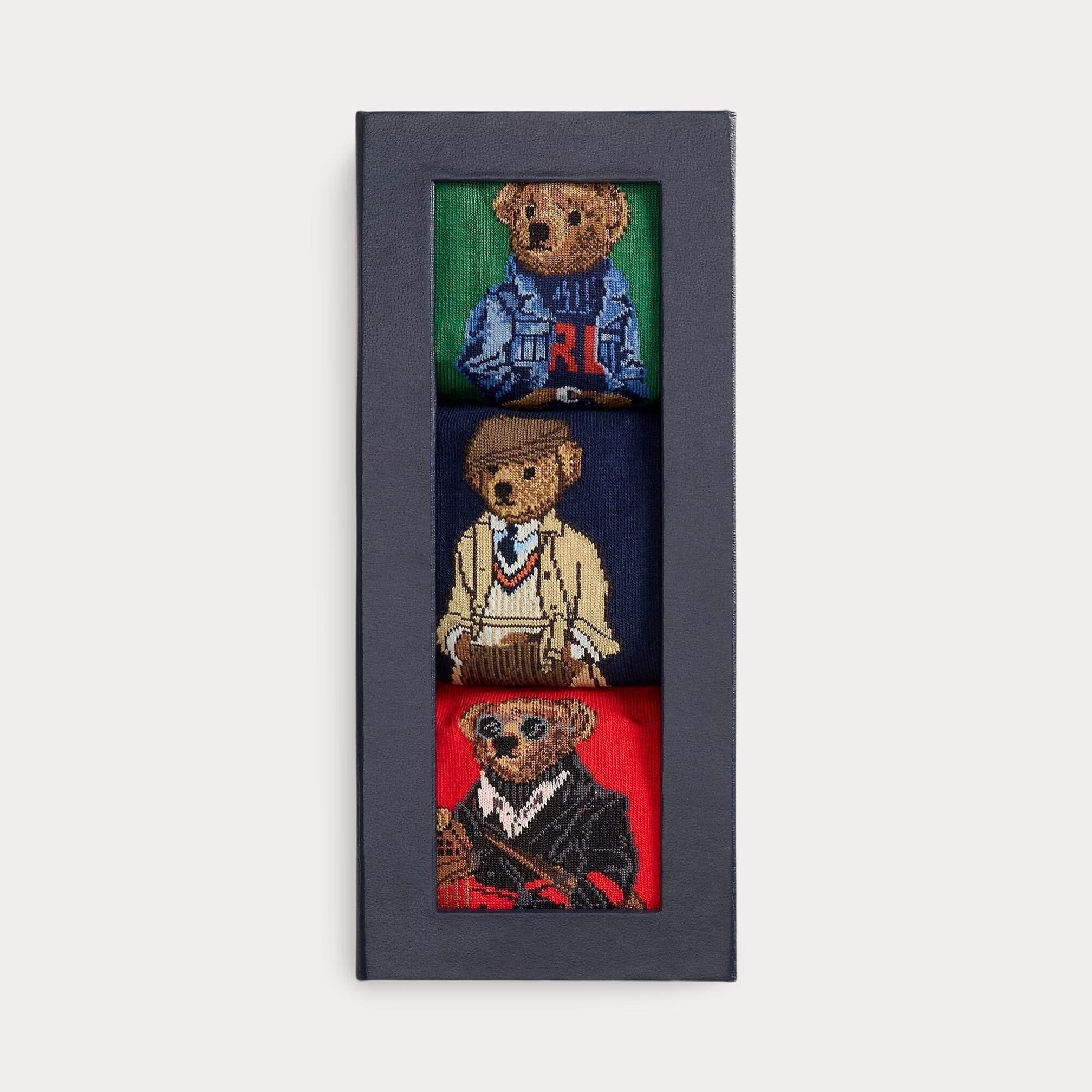 Ralph Lauren Polo Bear Trousers 3 Socks Gift Set