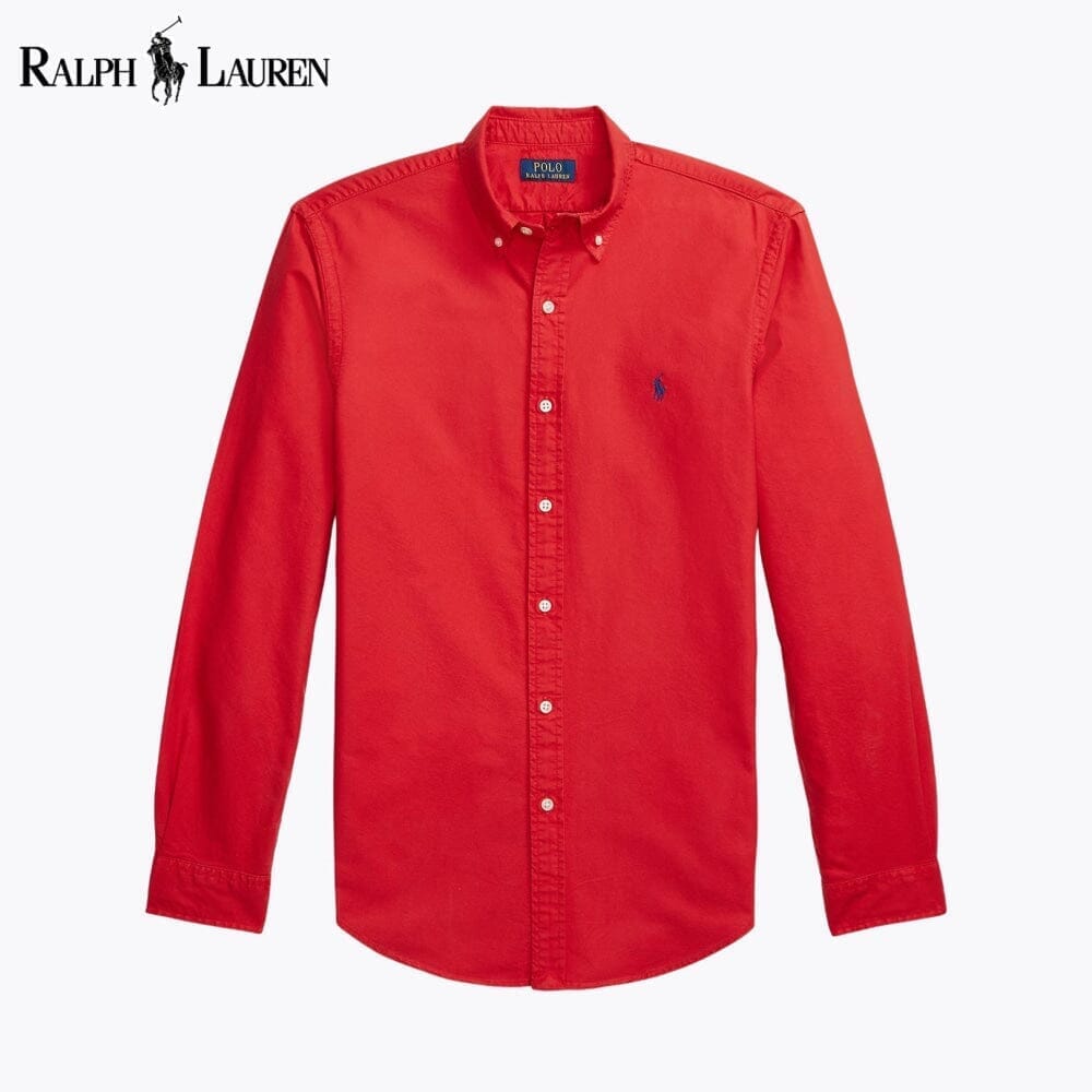 Ralph Lauren Slim Fit Garment-Dyed Oxford Shirt