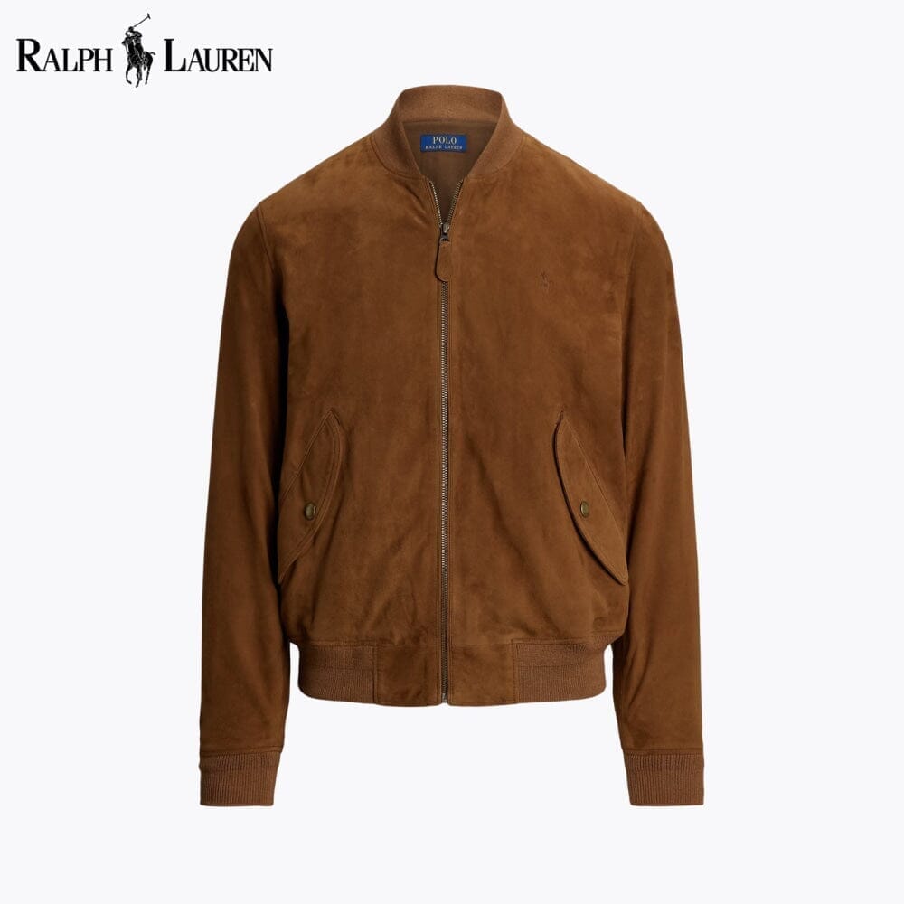 Ralph Lauren Suede Bomber Jacket