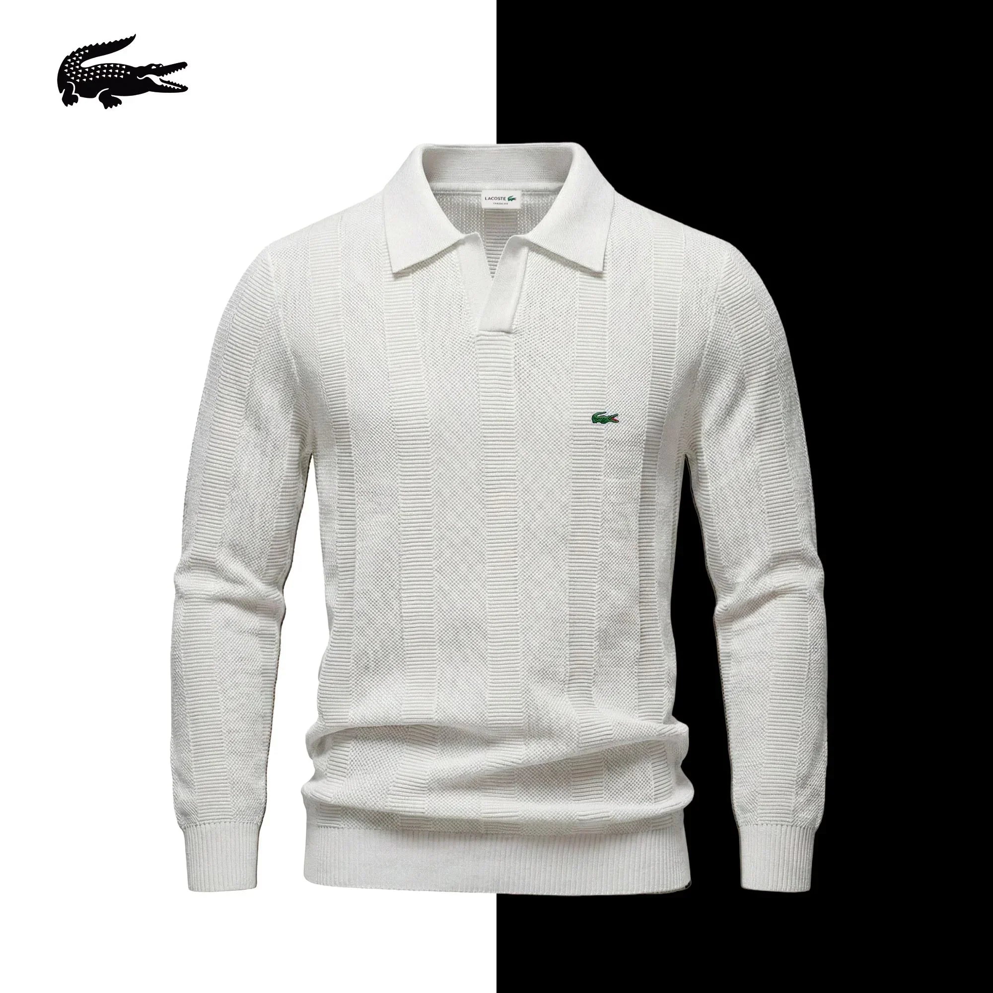 Lacoste Brighton Marine Knit Sweater