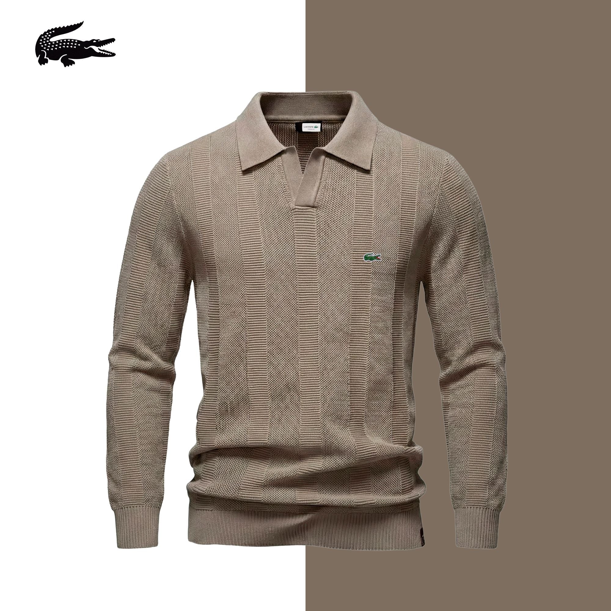 Lacoste Brighton Marine Knit Sweater