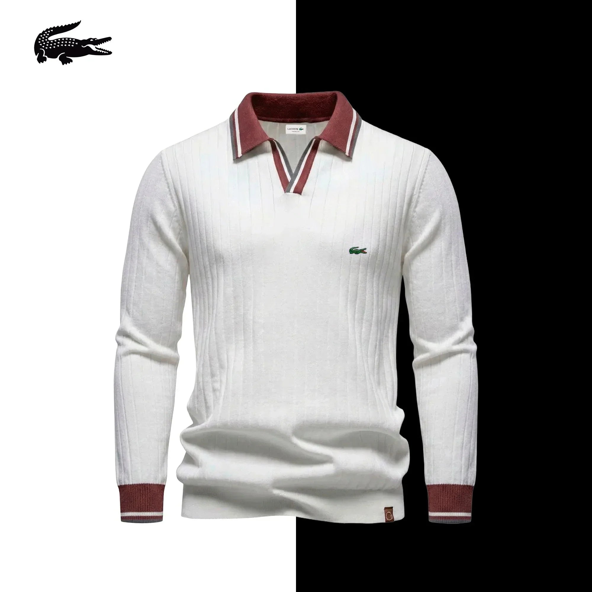 Lacoste Knitted Polo Sweater