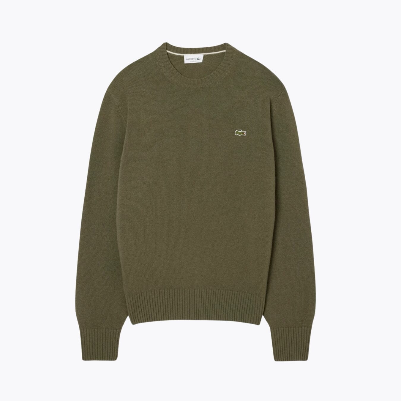 Lacoste Carded Wool Crew Neck Sweater