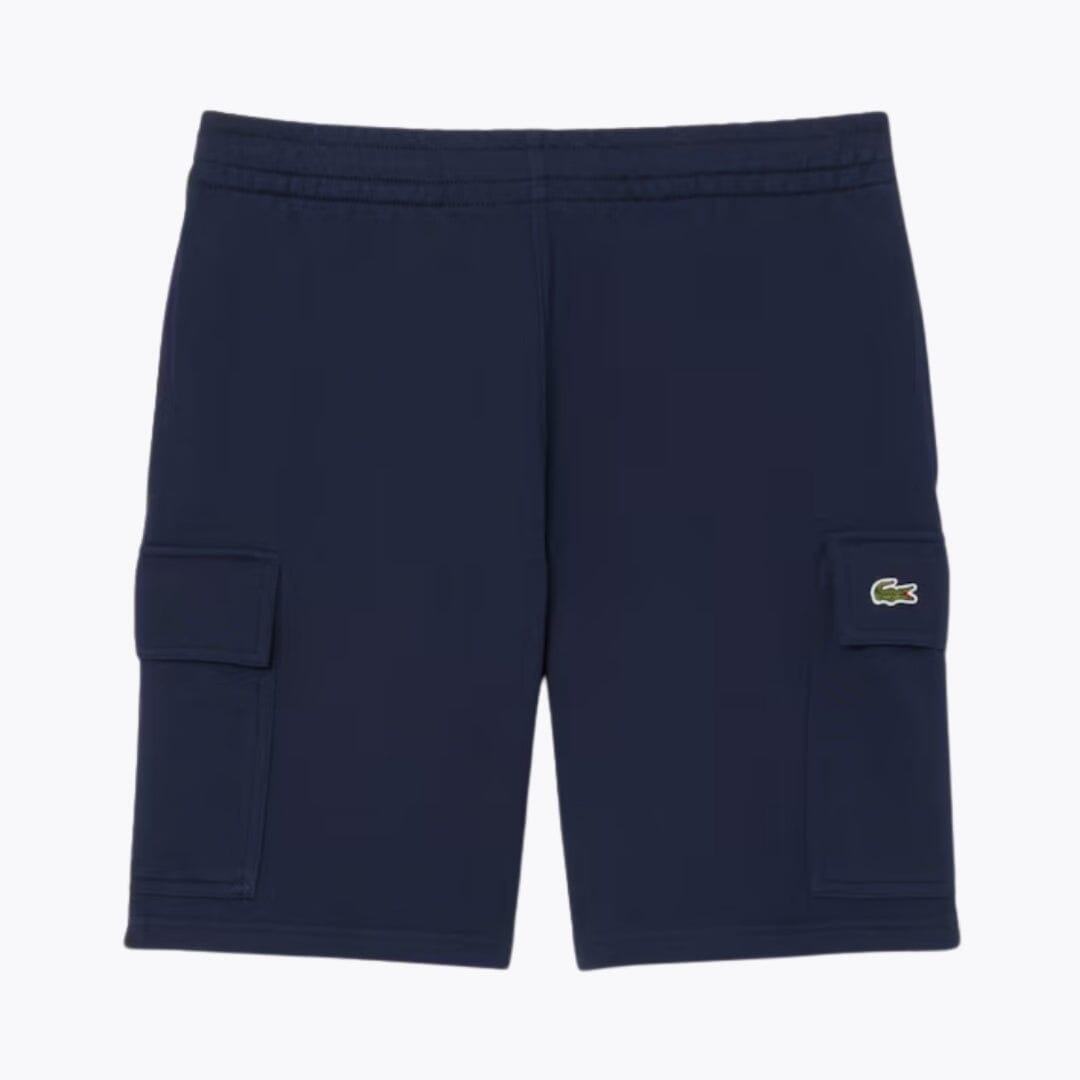 Lacoste Cotton Fleece Cargo Shorts
