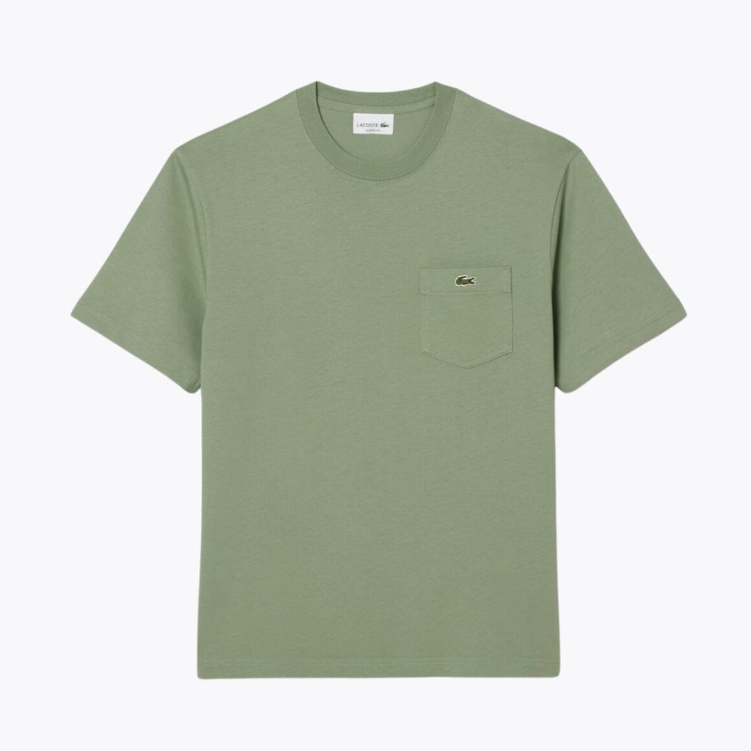 Lacoste Cotton T-Shirt With Breast Pocket