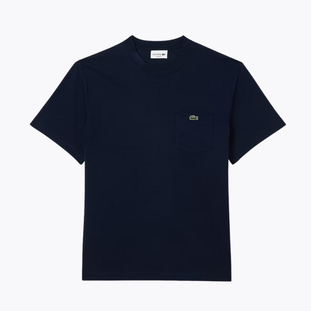 Lacoste Cotton T-Shirt With Breast Pocket