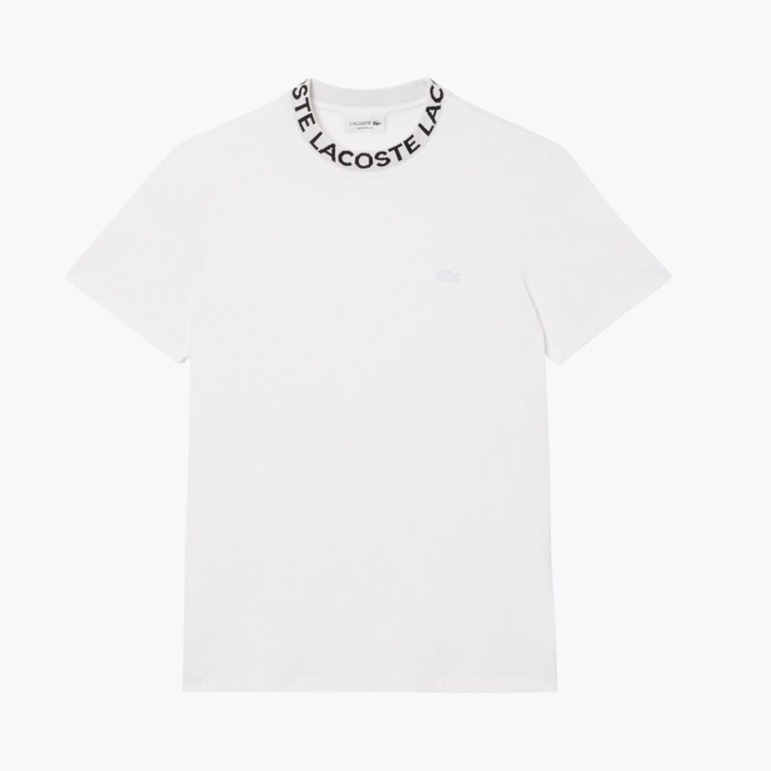 Lacoste Jacquard Branded Piqué T-shirt