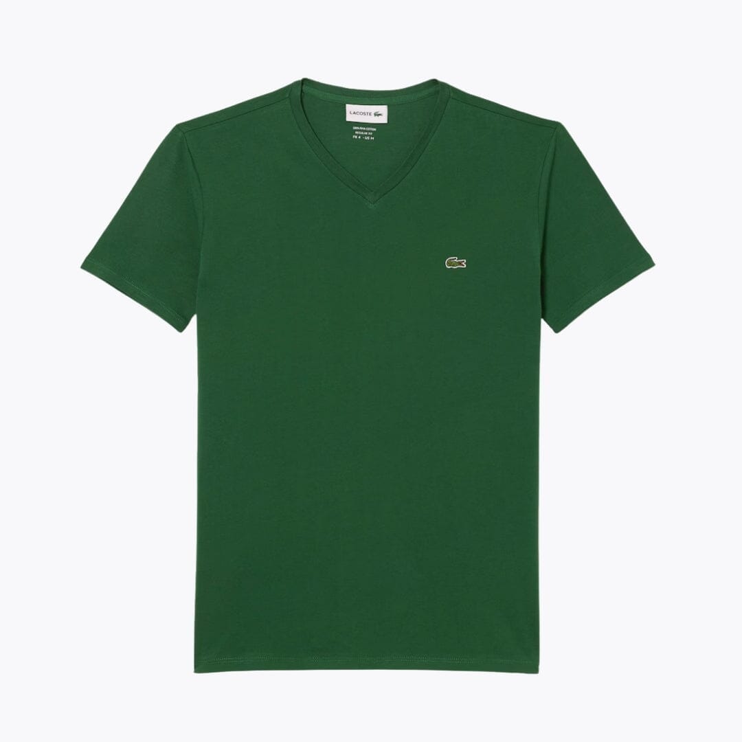Lacoste Lightweight Cotton Pima V Neck T-shirt