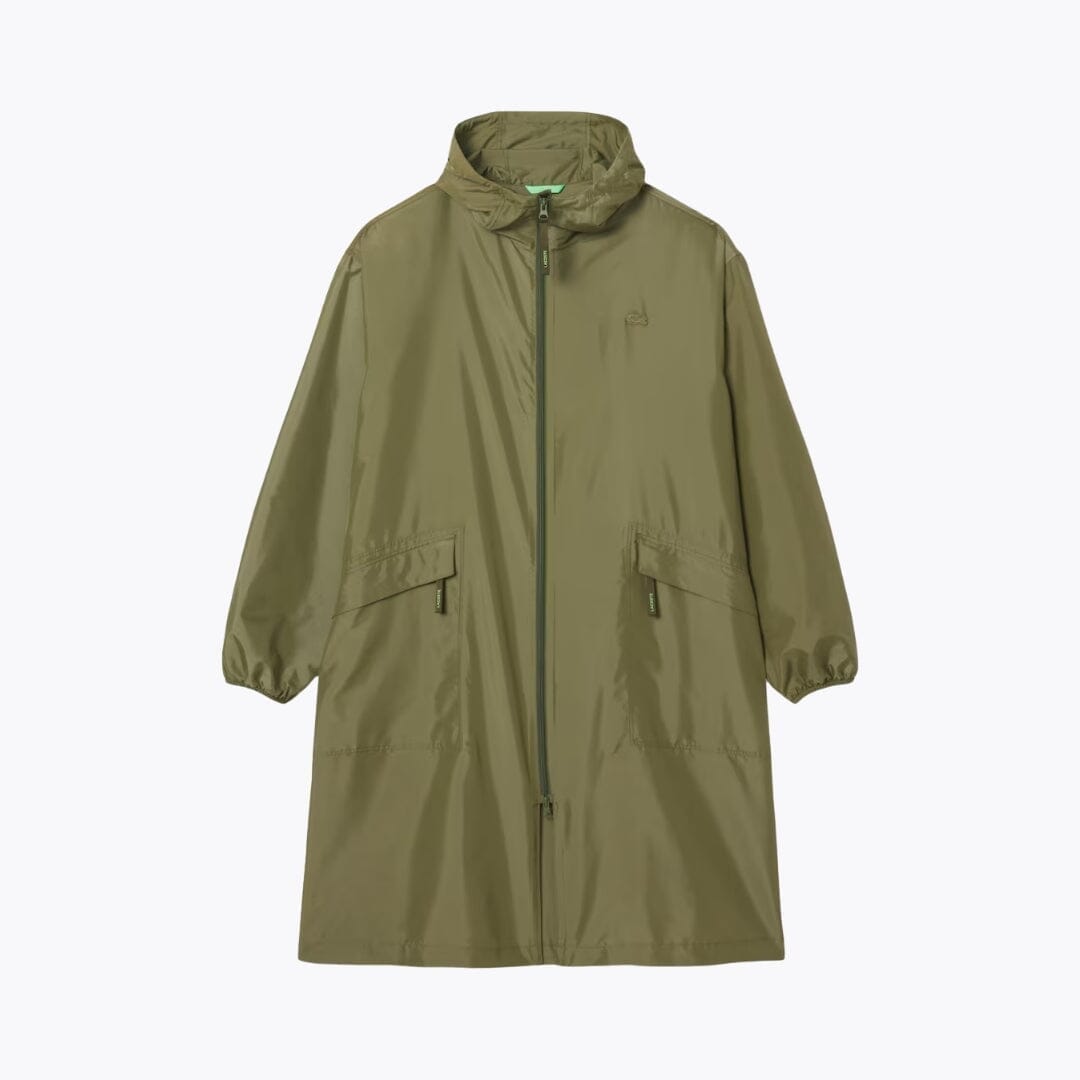 Lacoste Long Packable Water-Repellent Parka