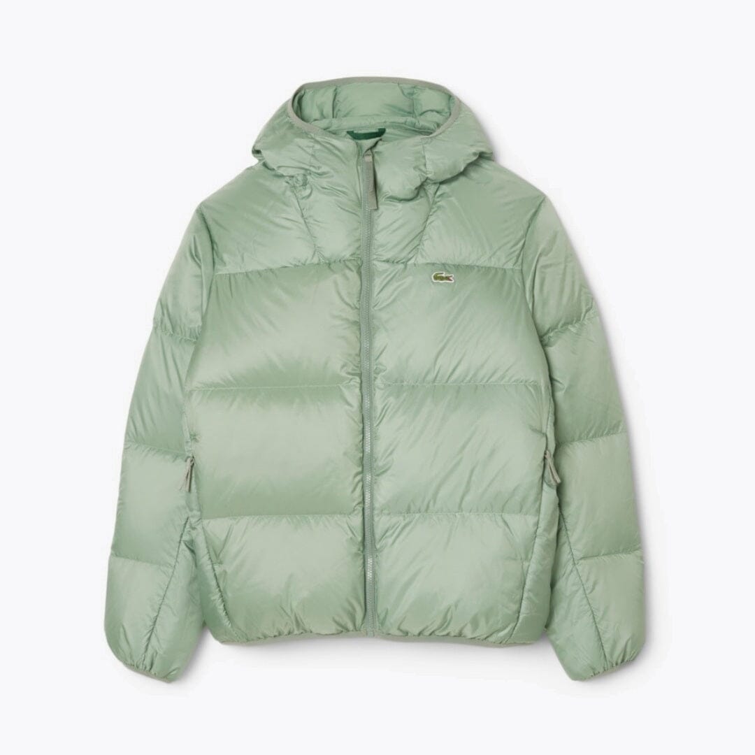 Lacoste Short Water-Repellent Hooded Puffed Jacket