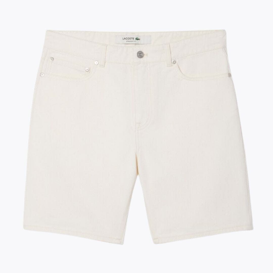 Lacoste Straight Fit Denim Bermuda Shorts