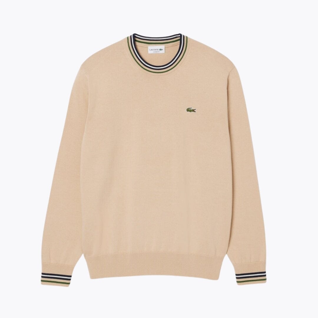 Lacoste Striped Cotton Jersey Sweater