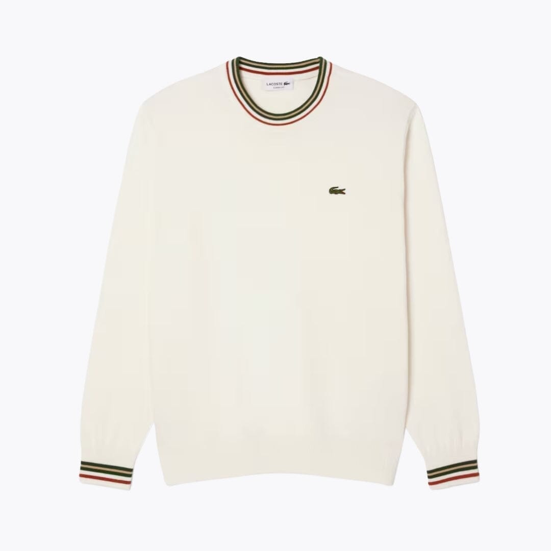 Lacoste Striped Cotton Jersey Sweater