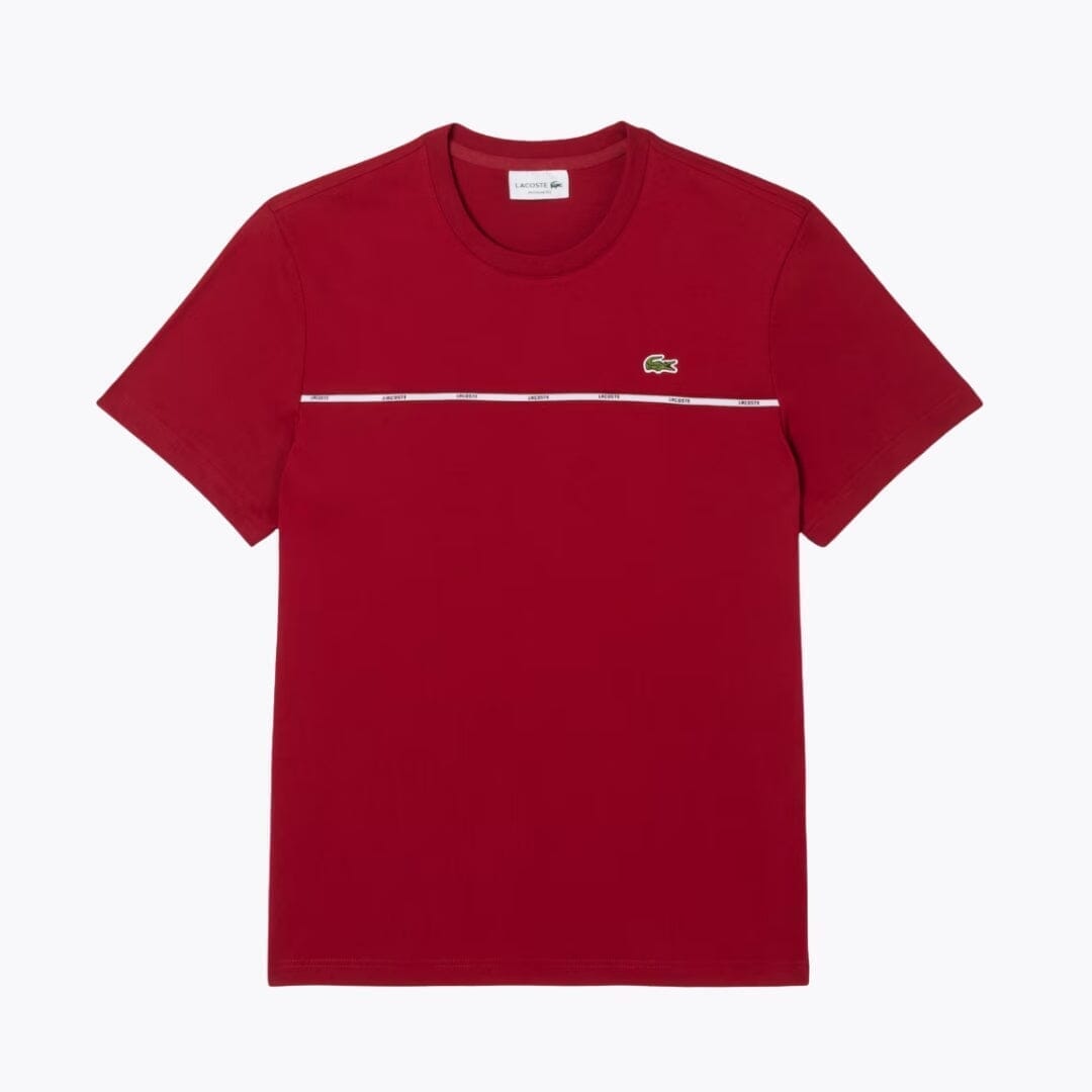 Lacoste Trim Cotton Jersey T-shirt