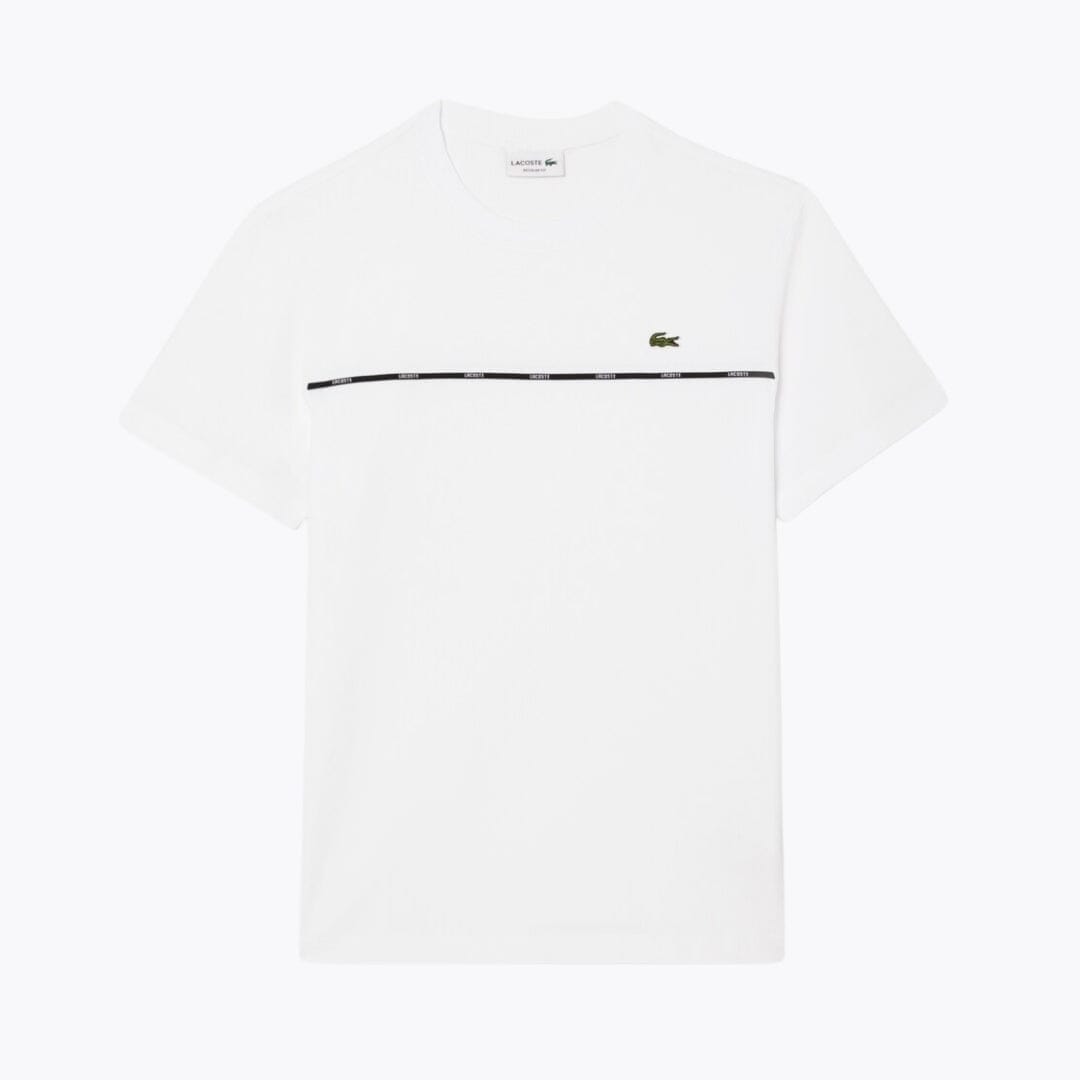 Lacoste Trim Cotton Jersey T-shirt
