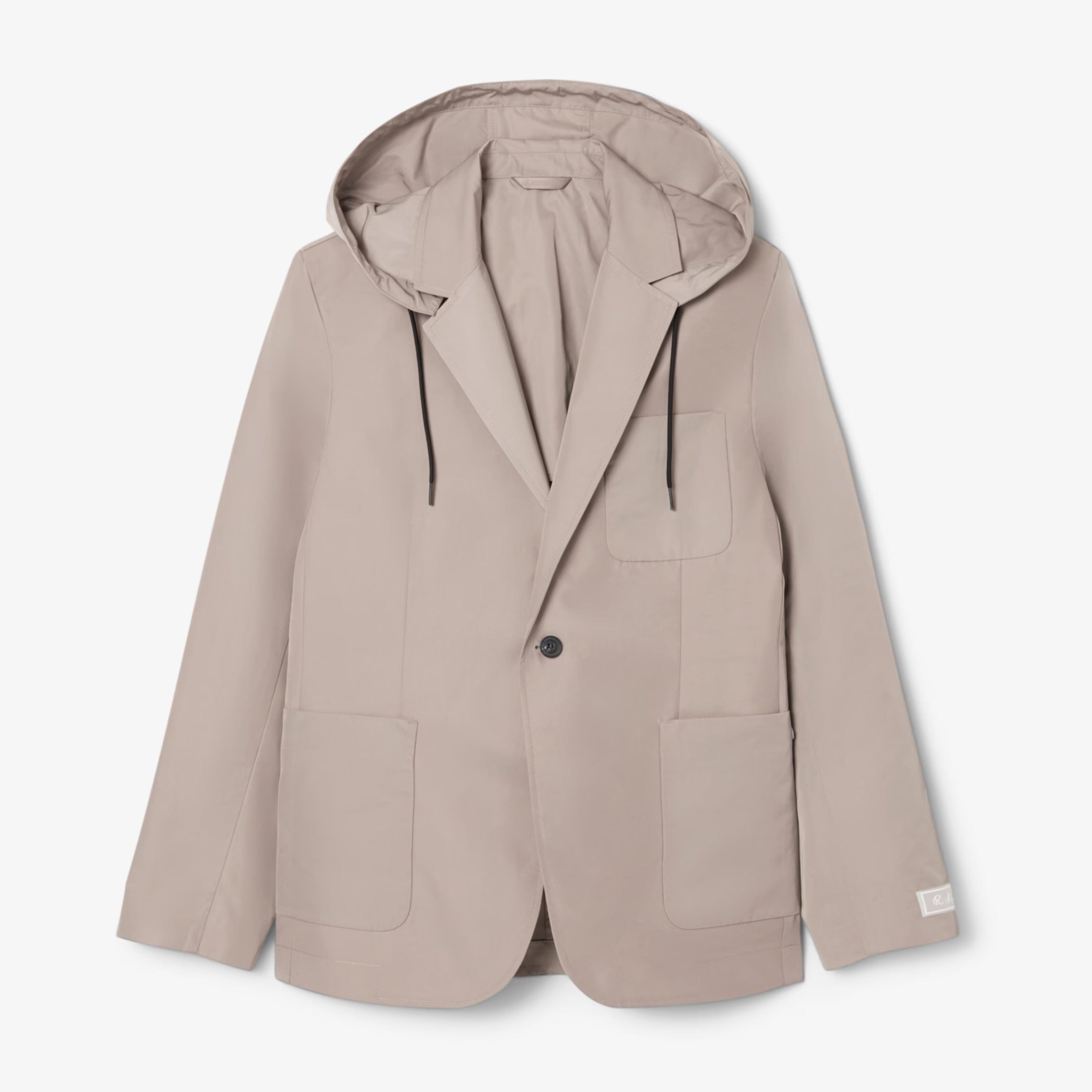 Lacoste Twill Blazer with Hood