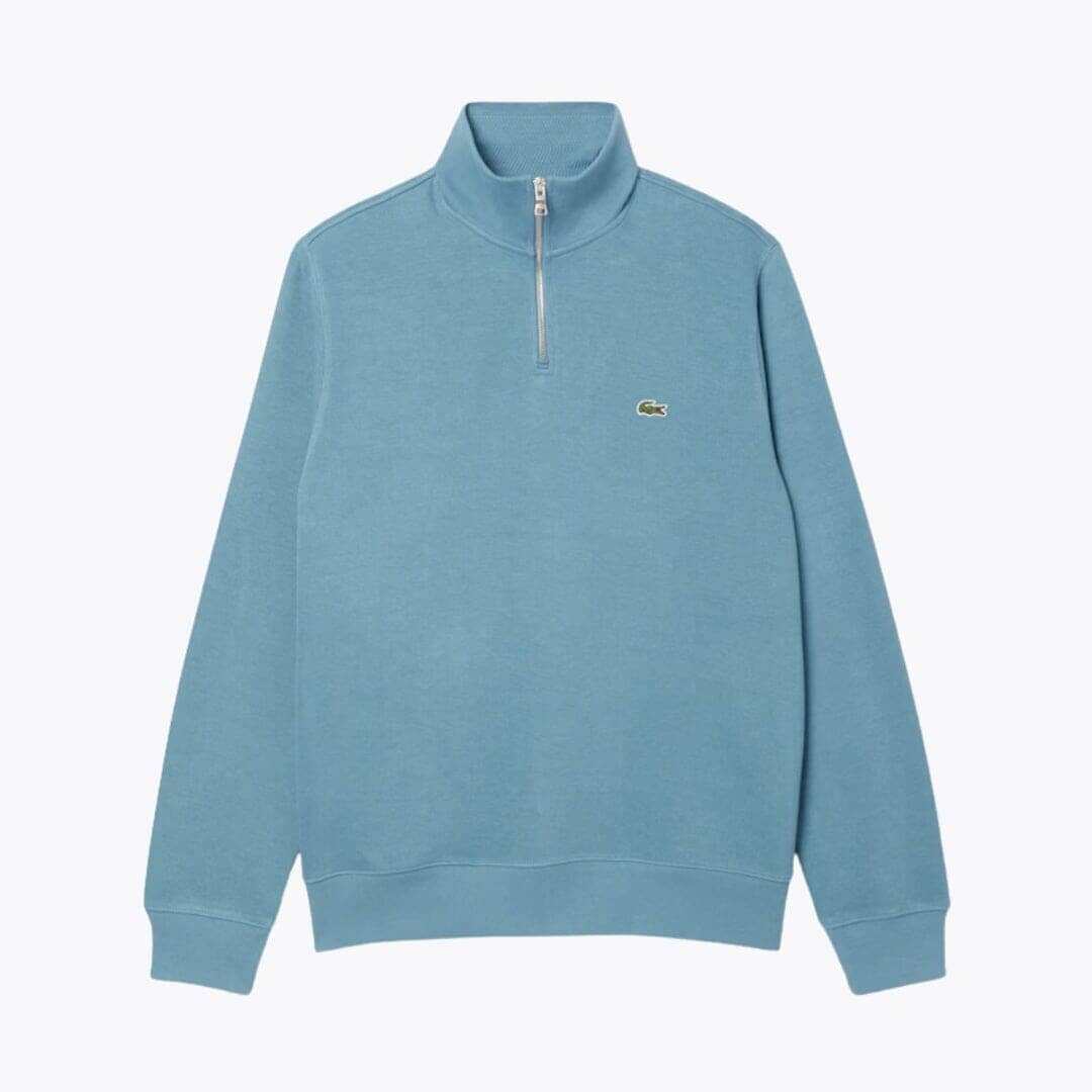 Lacoste Zip-Up High Neck Sweatshirt