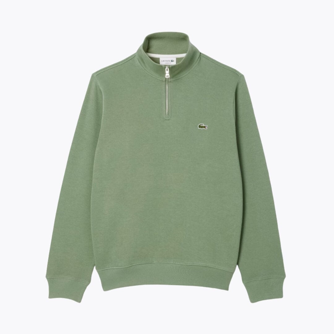 Lacoste Zip-Up High Neck Sweatshirt