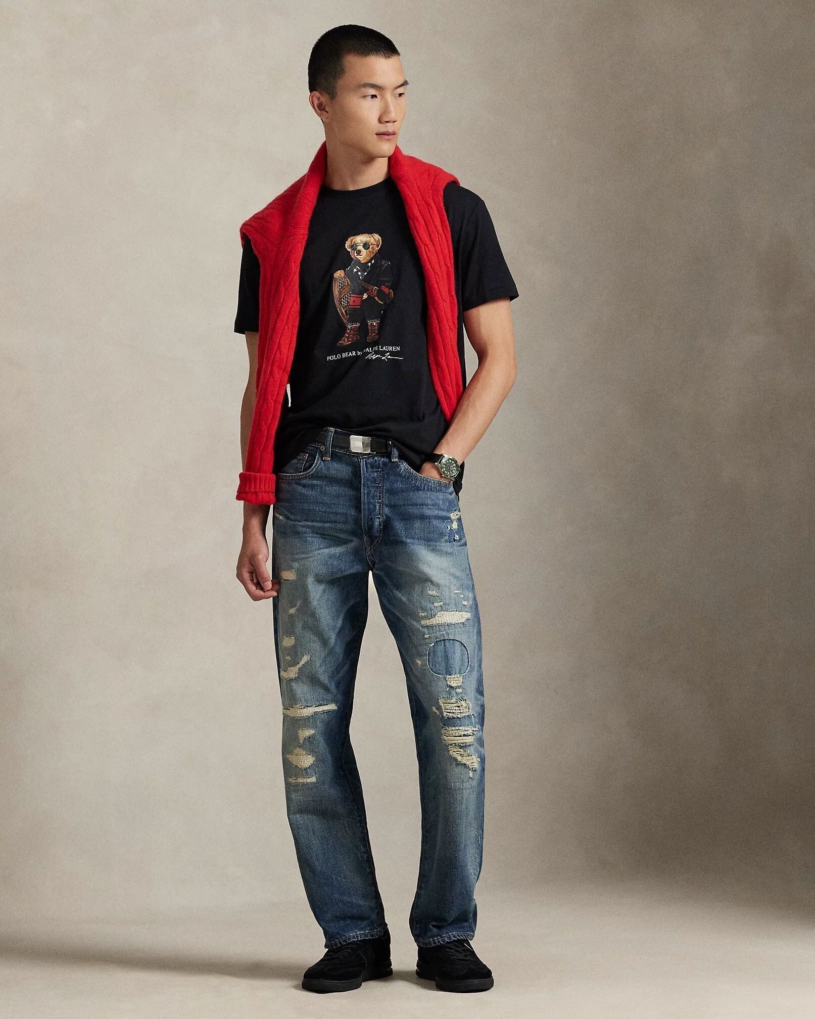 Ralph Lauren Classic Fit Polo Bear Jersey T-Shirt