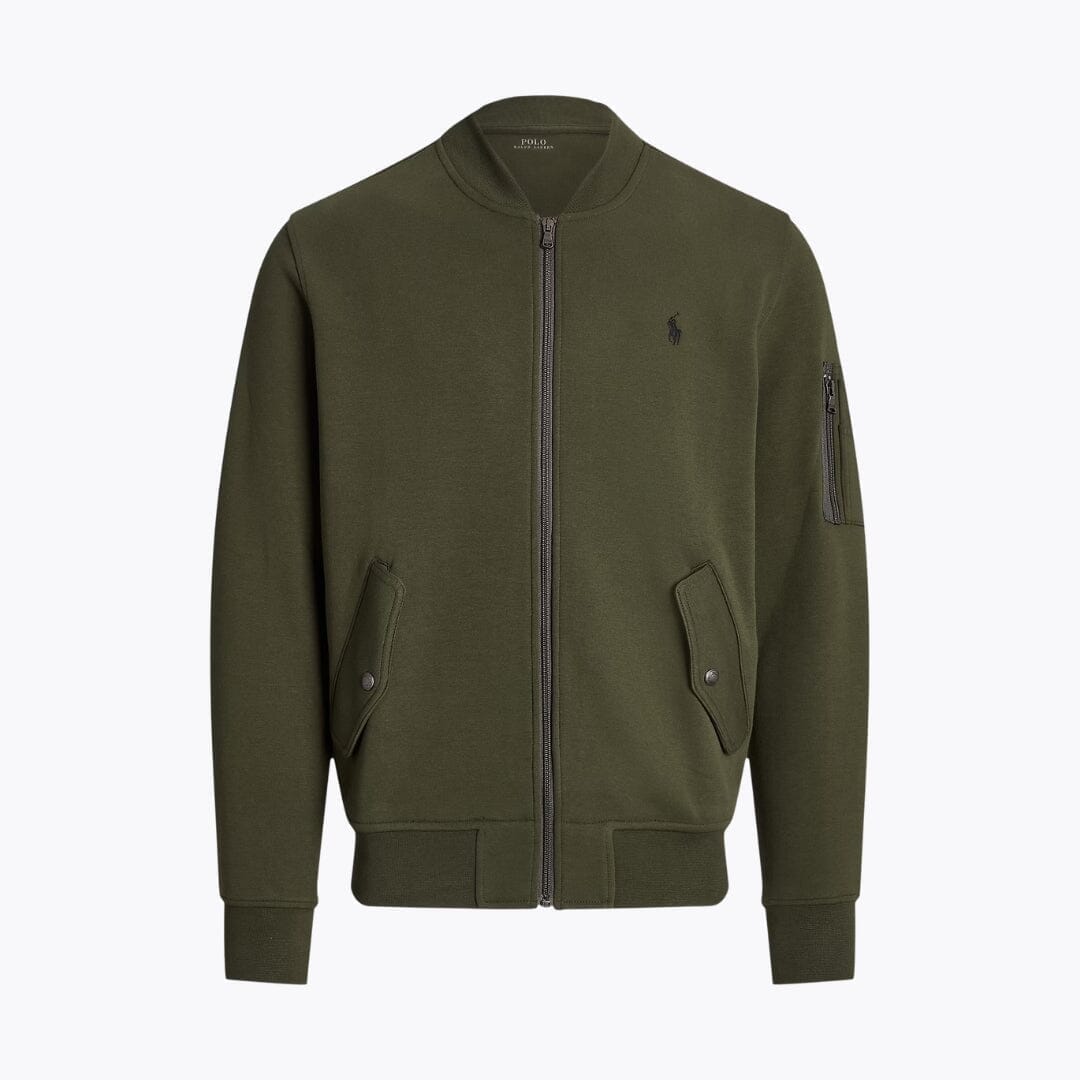 Ralph Lauren Double-Knit Bomber Jacket
